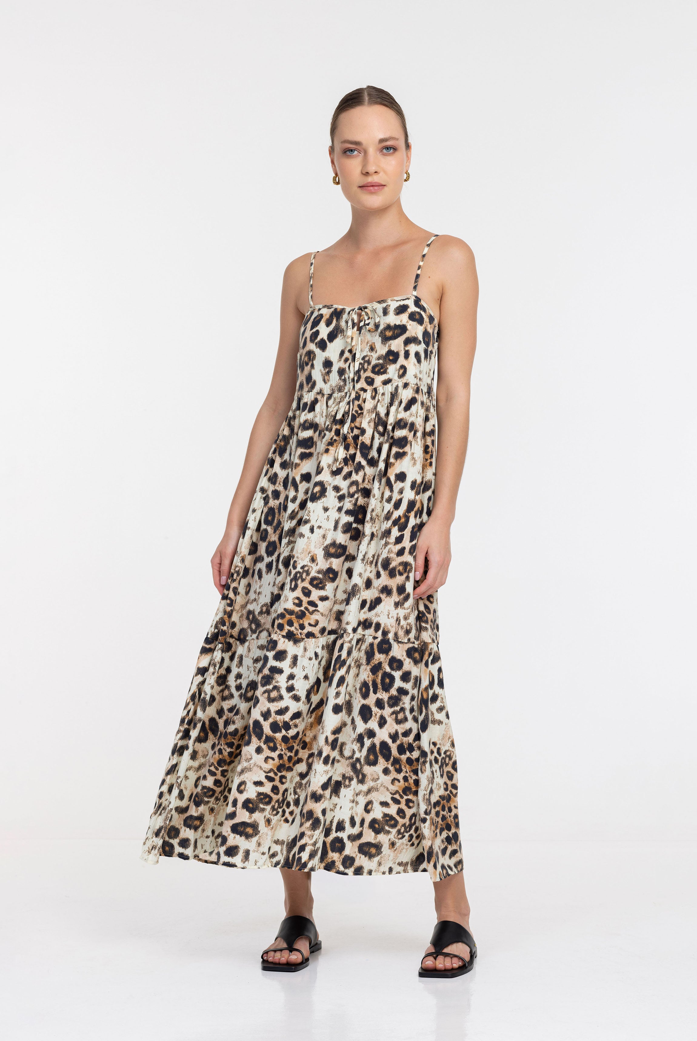 Fall Into You Dress - Leopard