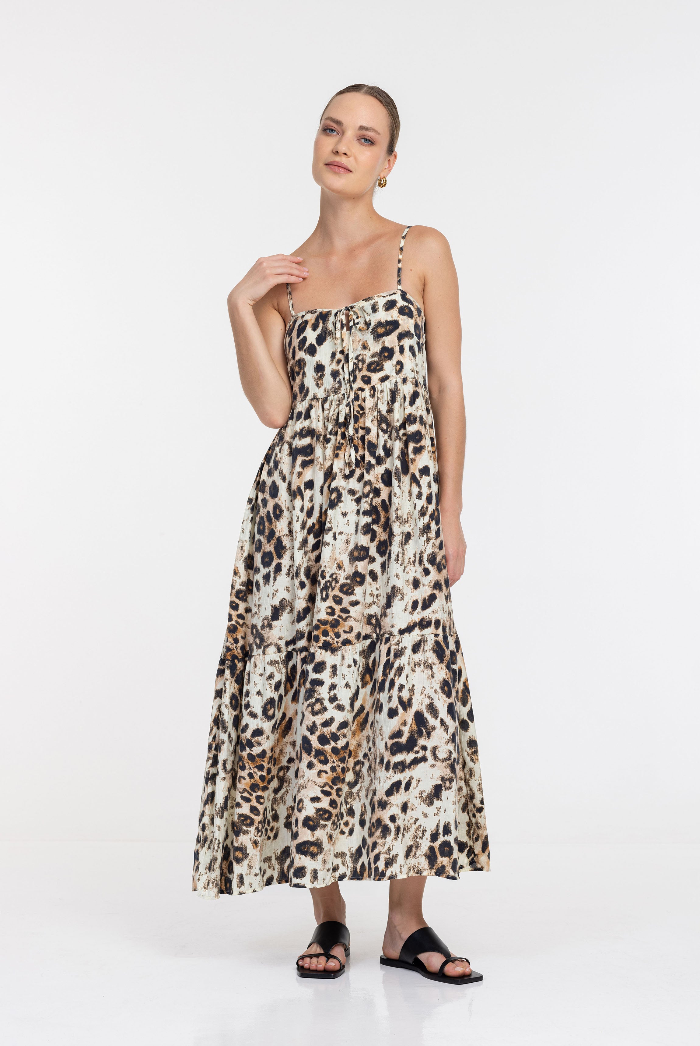 Fall Into You Dress - Leopard