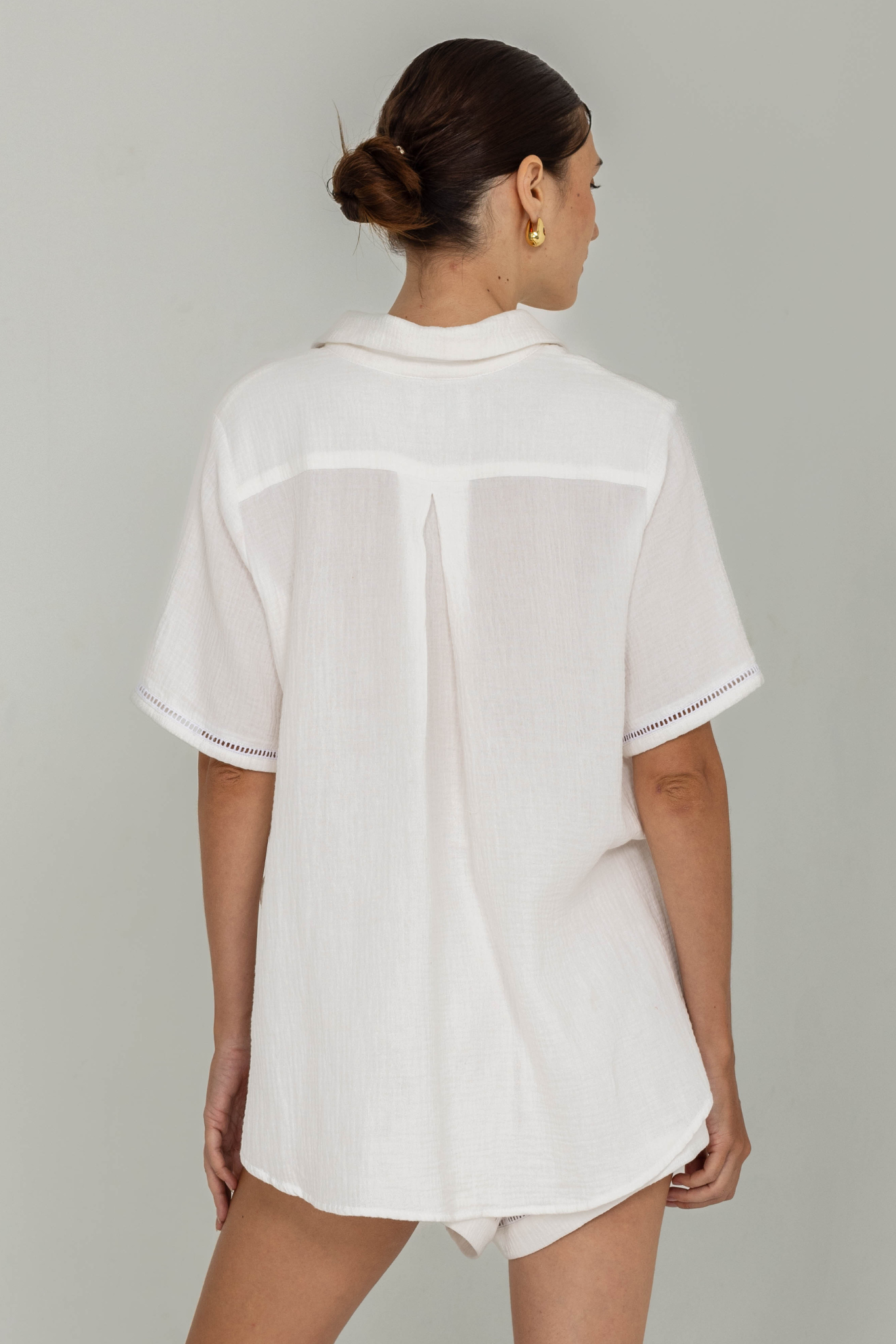 Felix Shirt - Ivory with Pink Peppa Hart Flower