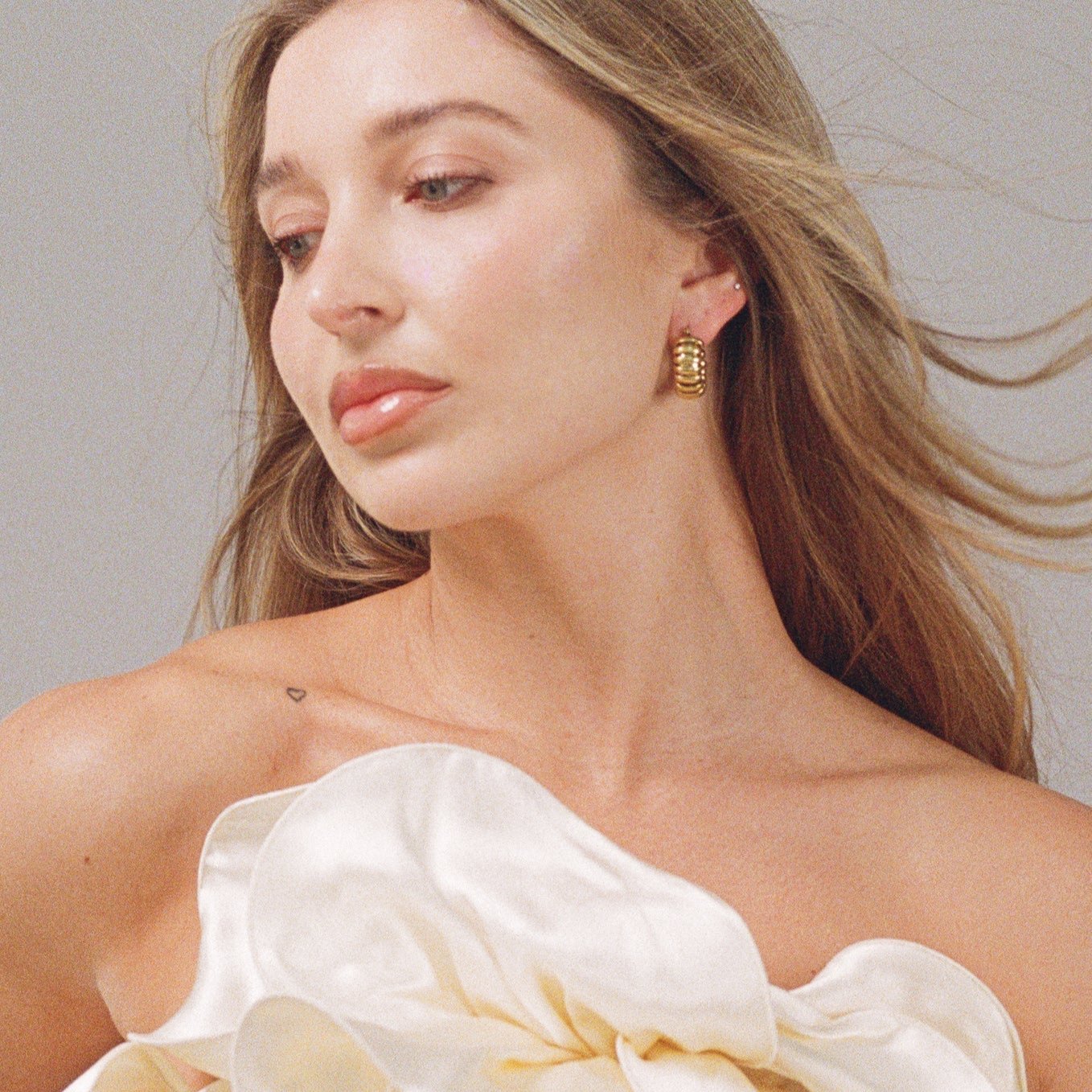 Porter Jewellery - Turtle Hoops - Gold