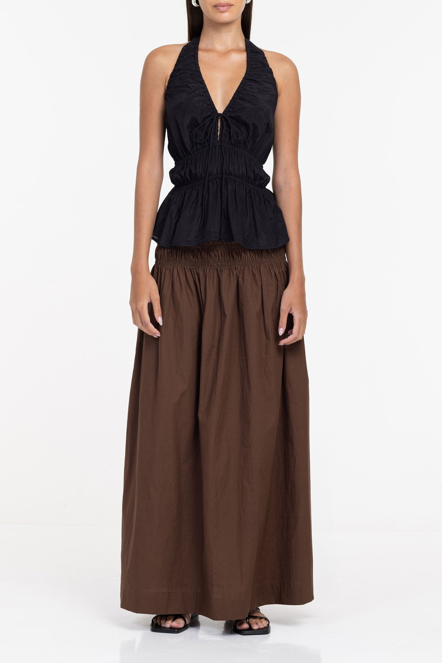 PRE-ORDER Camilla Skirt - Chocolate