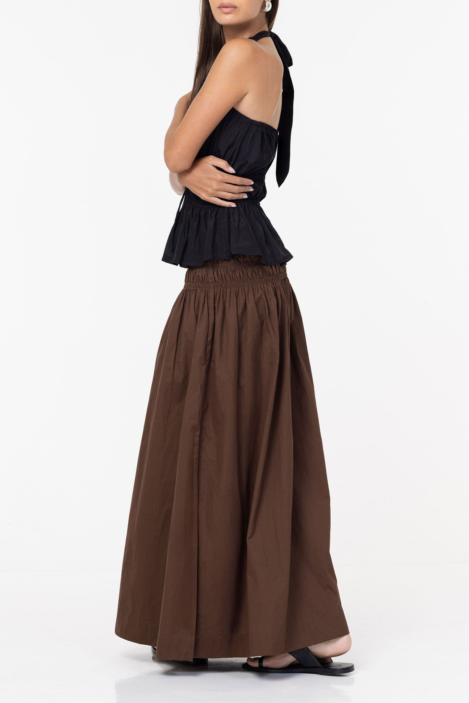 PRE-ORDER Camilla Skirt - Chocolate