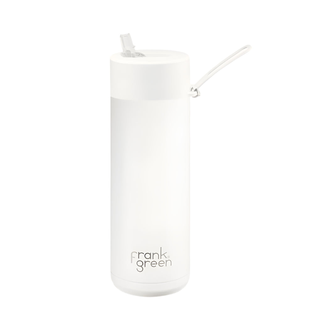 Frank Green - 20oz Reusable Bottle (straw) - Cloud