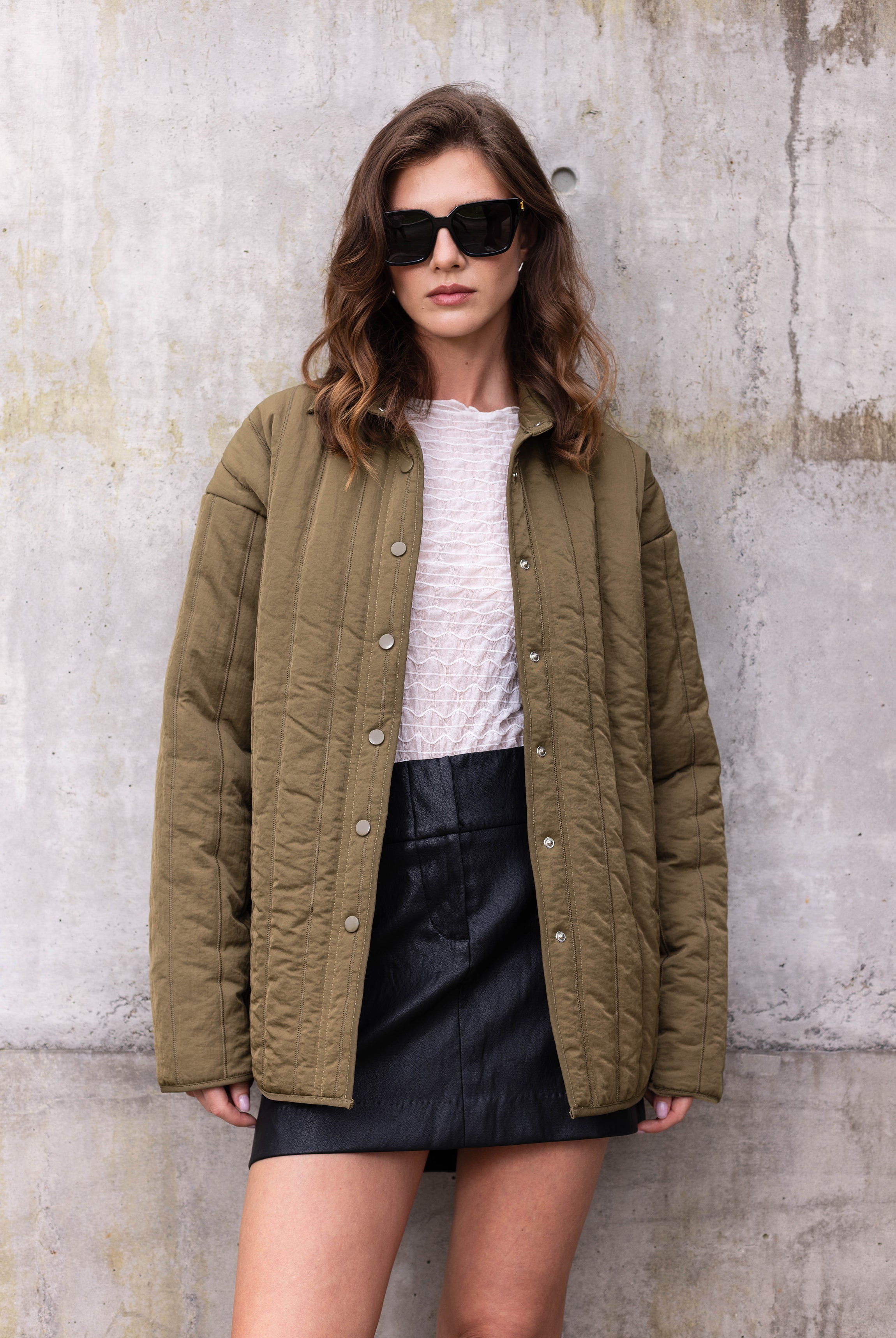 Frozen Embrace Jacket - Khaki Green
