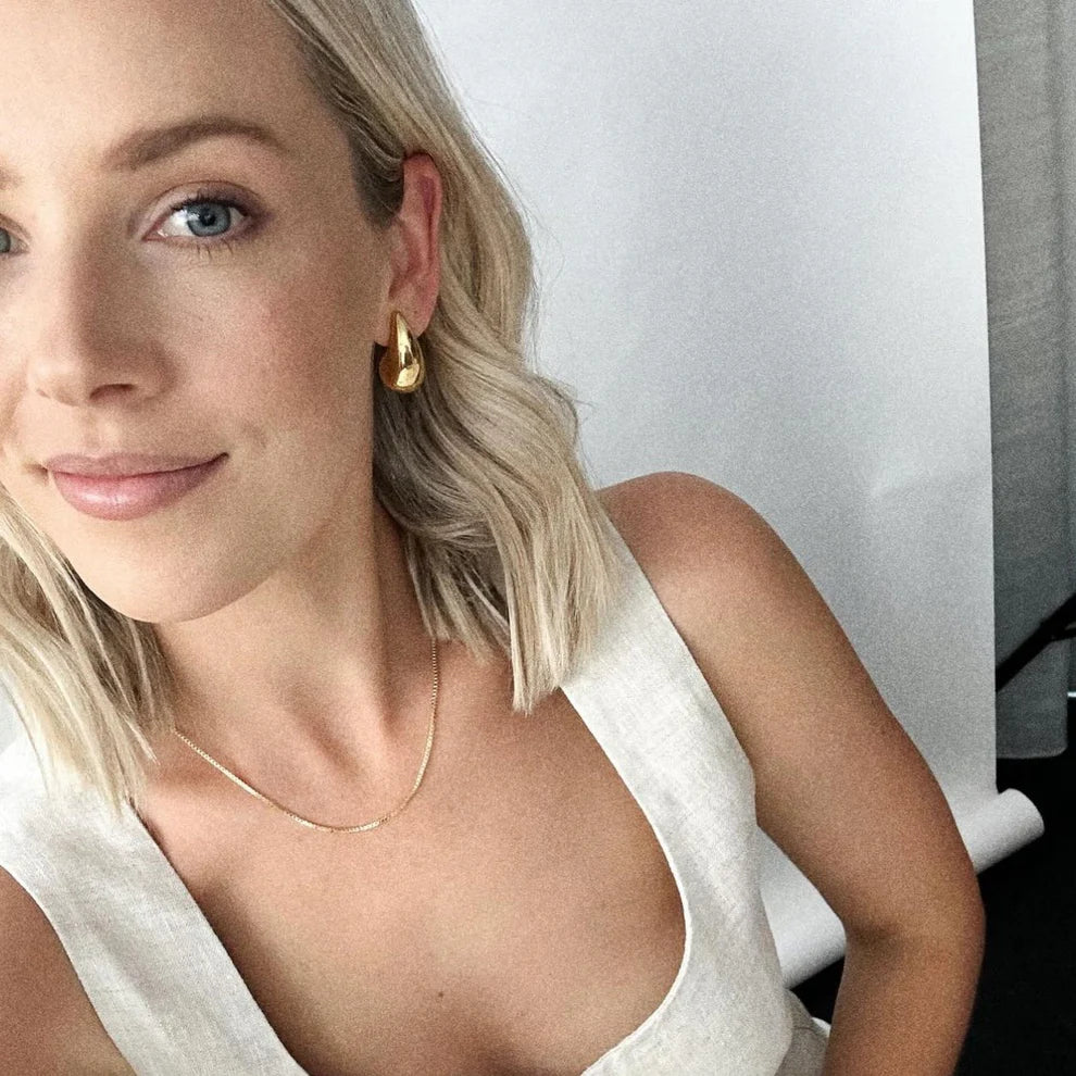 GIMME - Penelope Drop Gold Earrings