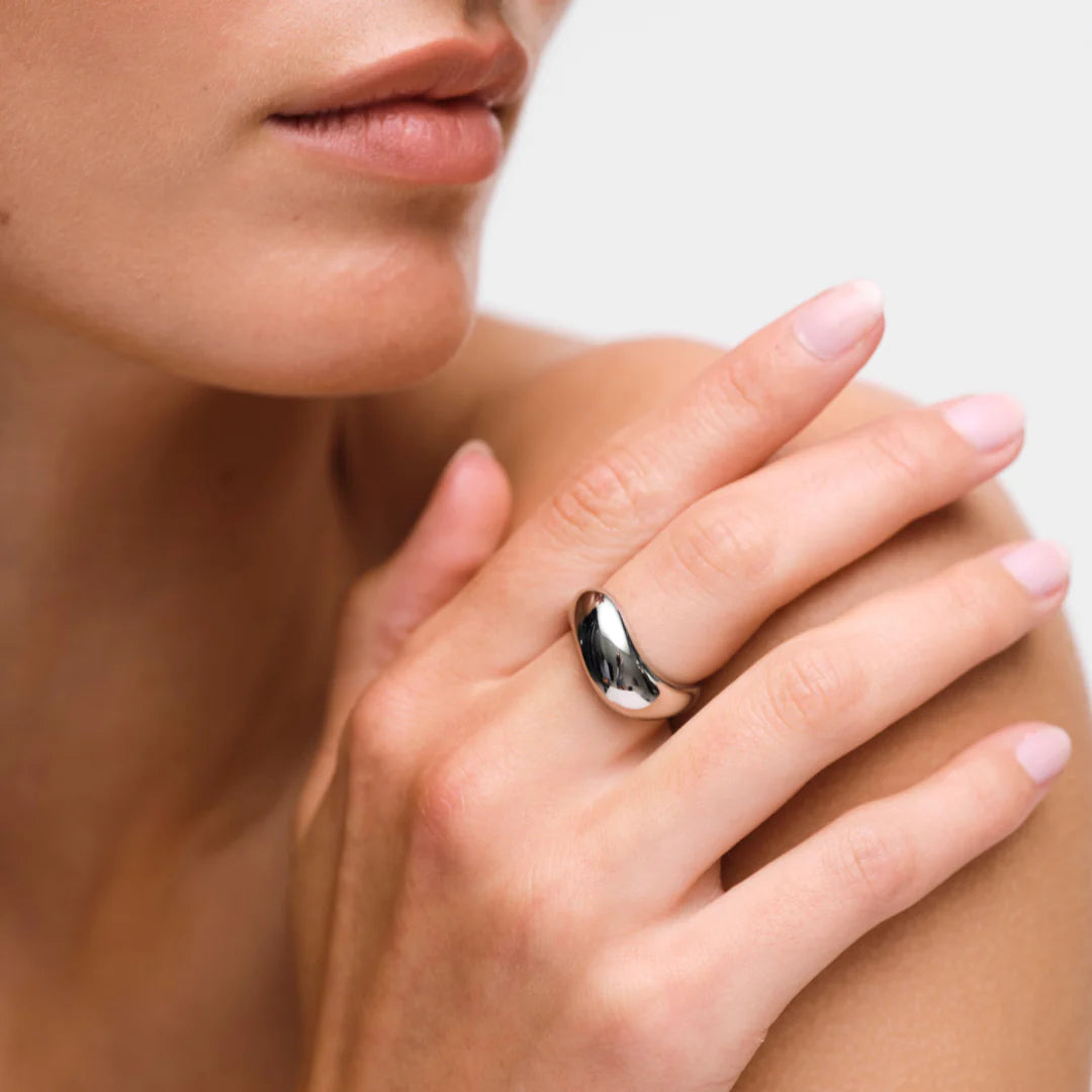 GIMME - Bronte Wave Ring - Silver - Size 7