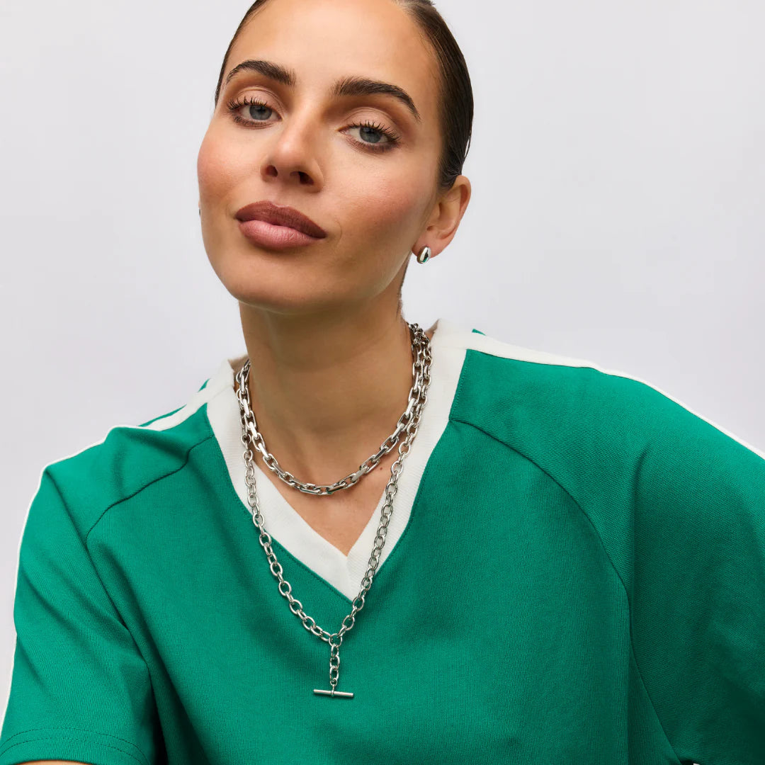 GIMME - Chelsea Chunky Chain Silver Necklace