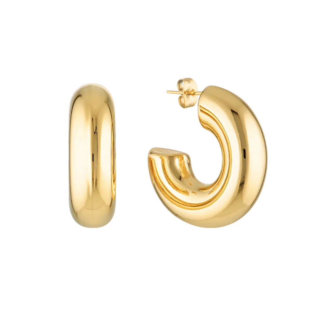GIMME - Tigga Tube Hoops - Gold