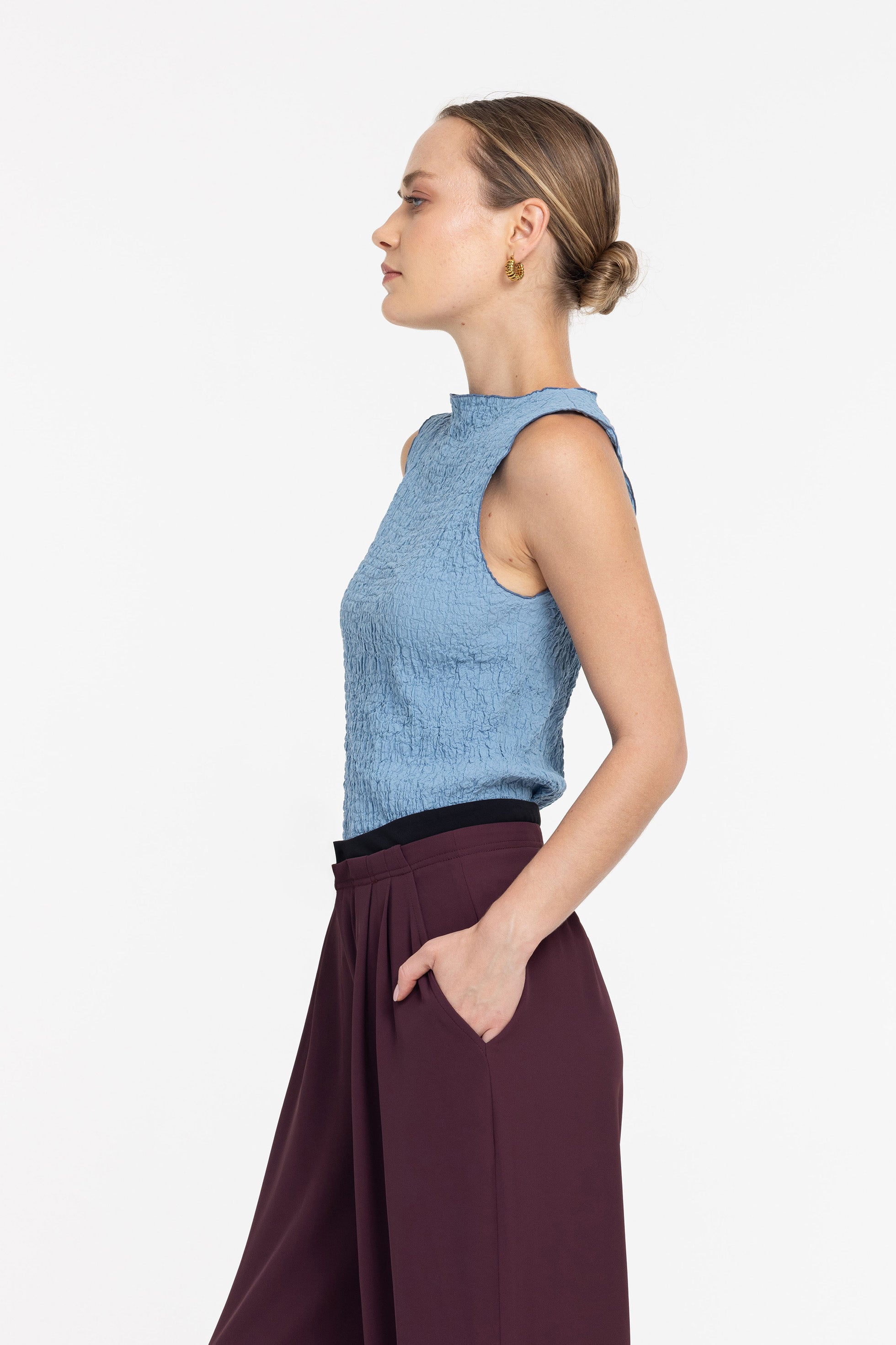 Gemma Tank - Pure Blue