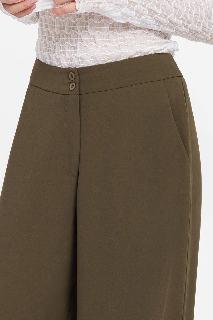 Venice Pant - Khaki Green