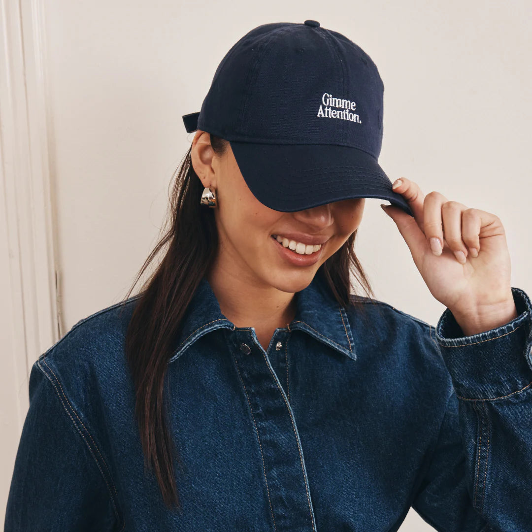 Gimme - Attention Hat – Navy / White