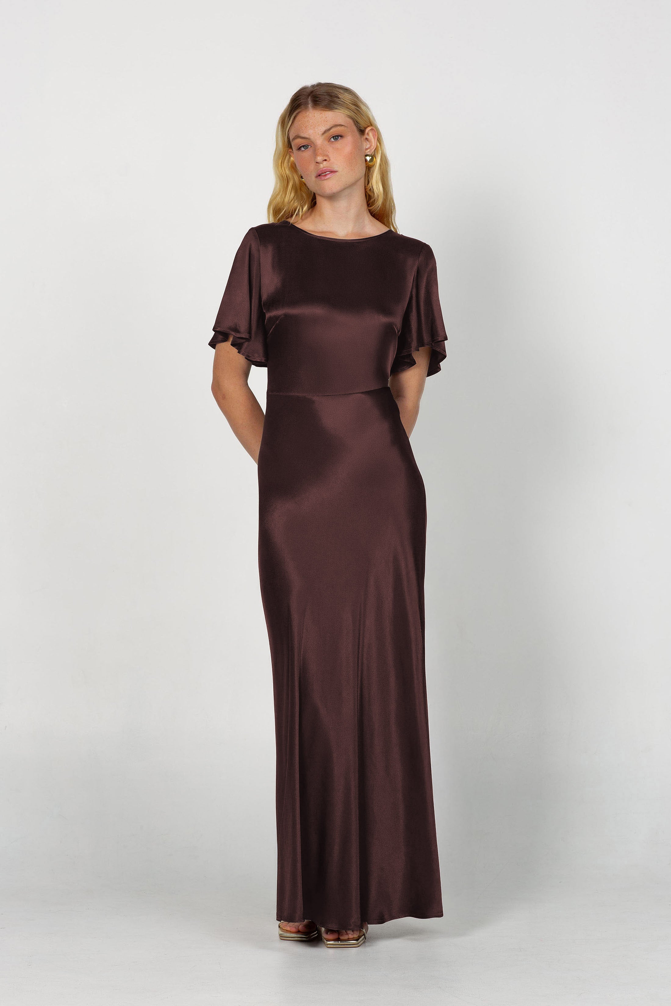 Golden Hour Dress - Chocolate