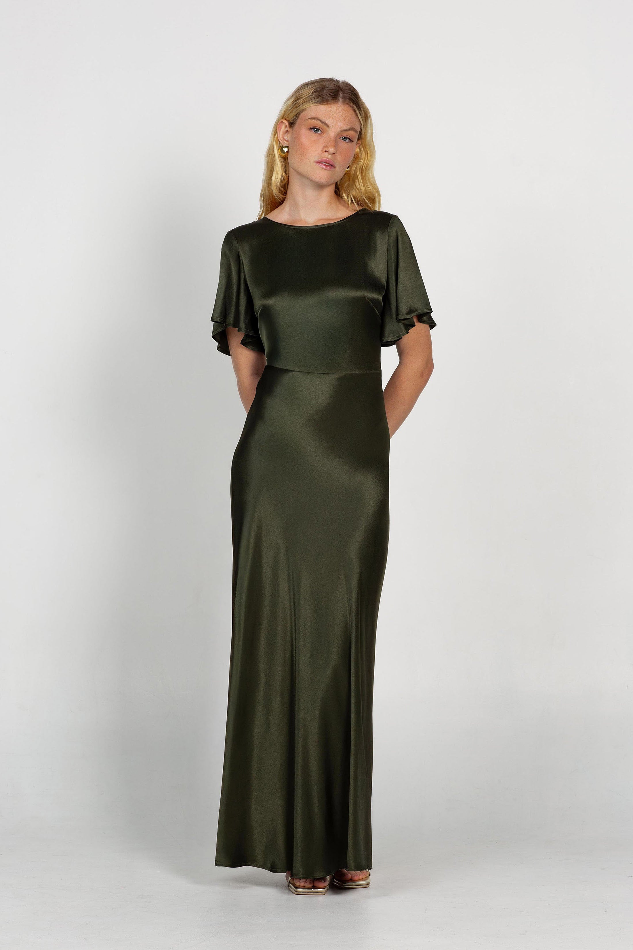 PRE ORDER Golden Hour Dress - Dark Olive