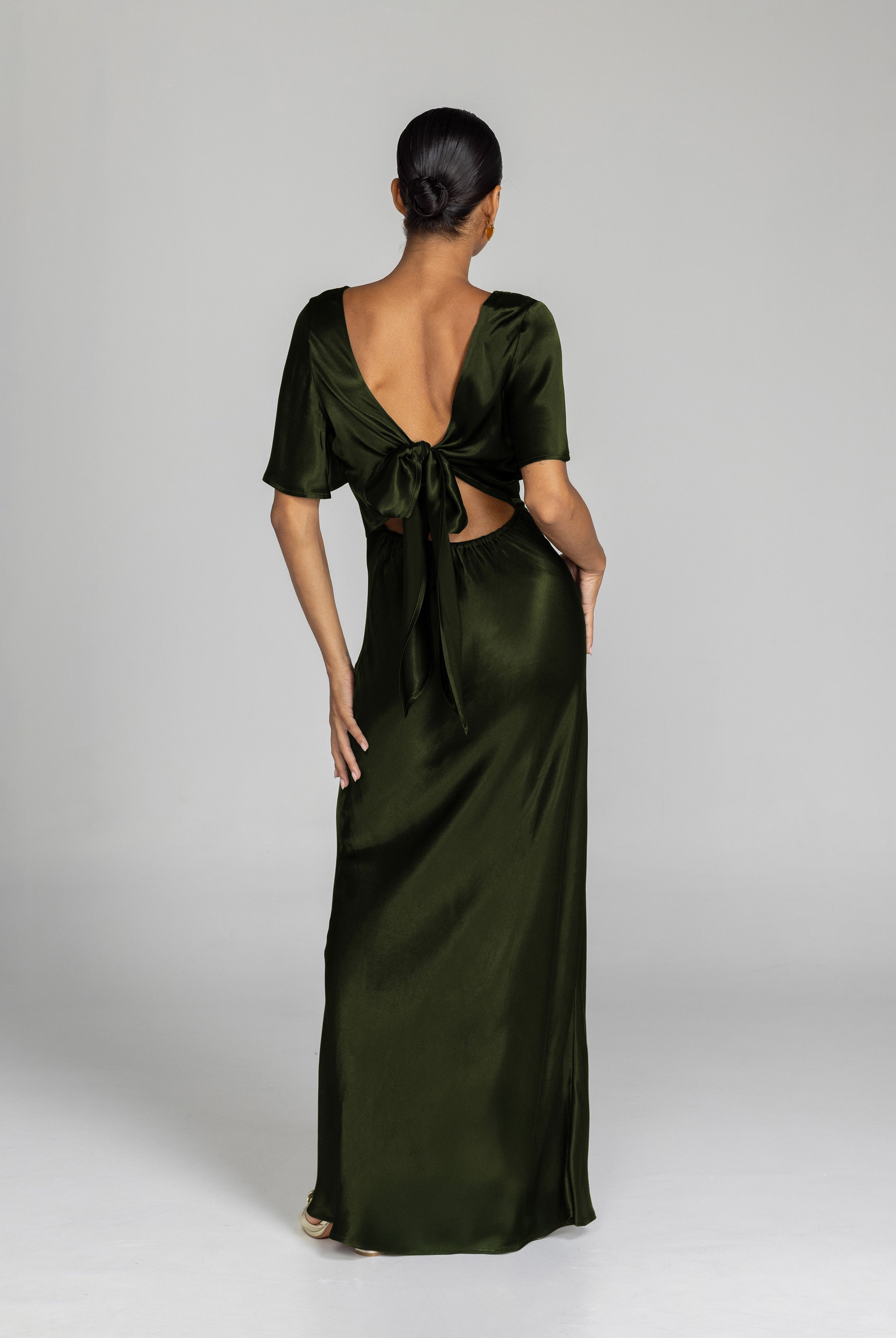 Golden Hour Dress - Dark Olive