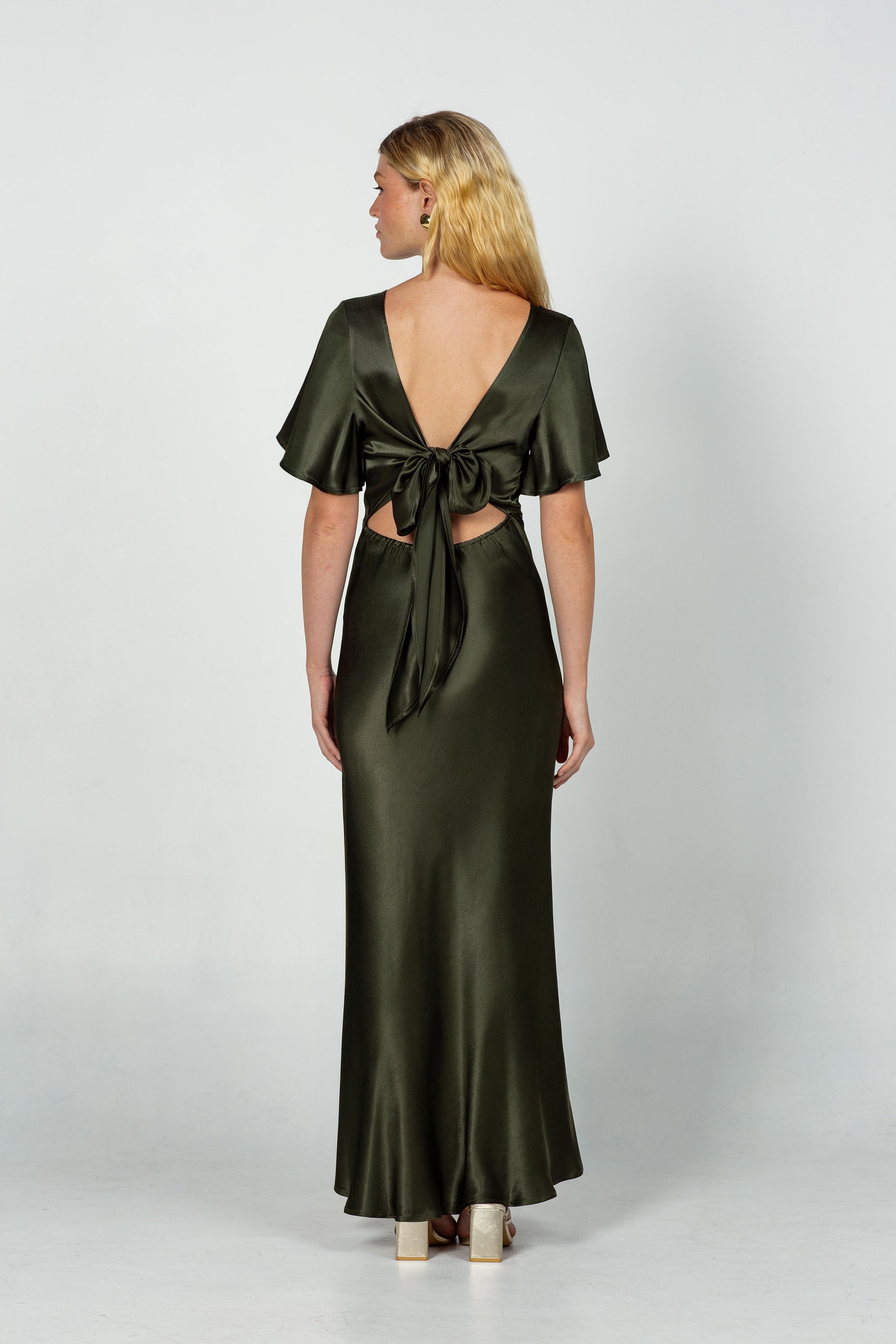 PRE ORDER Golden Hour Dress - Dark Olive