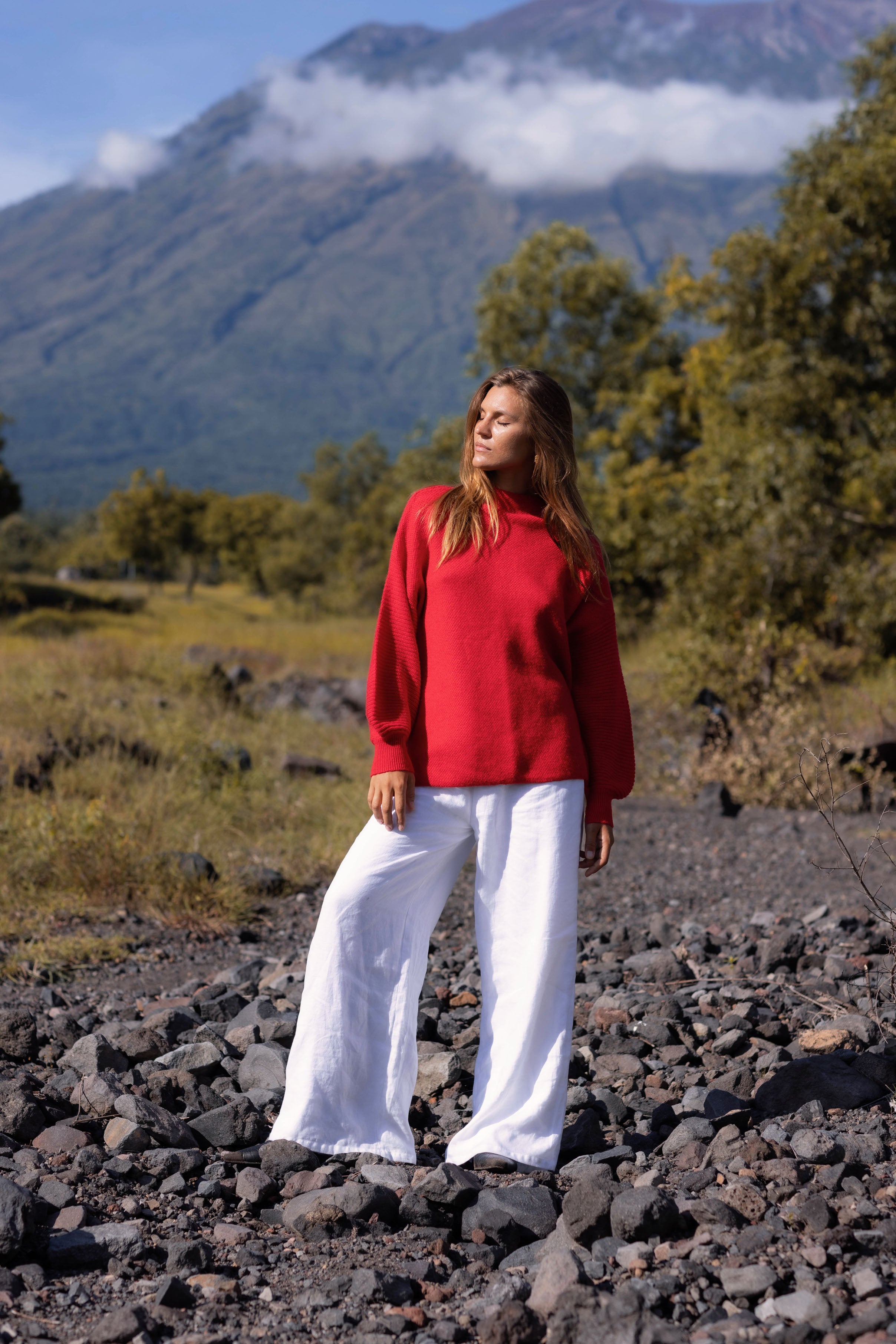 Goodbye Kiss Sweater - Red