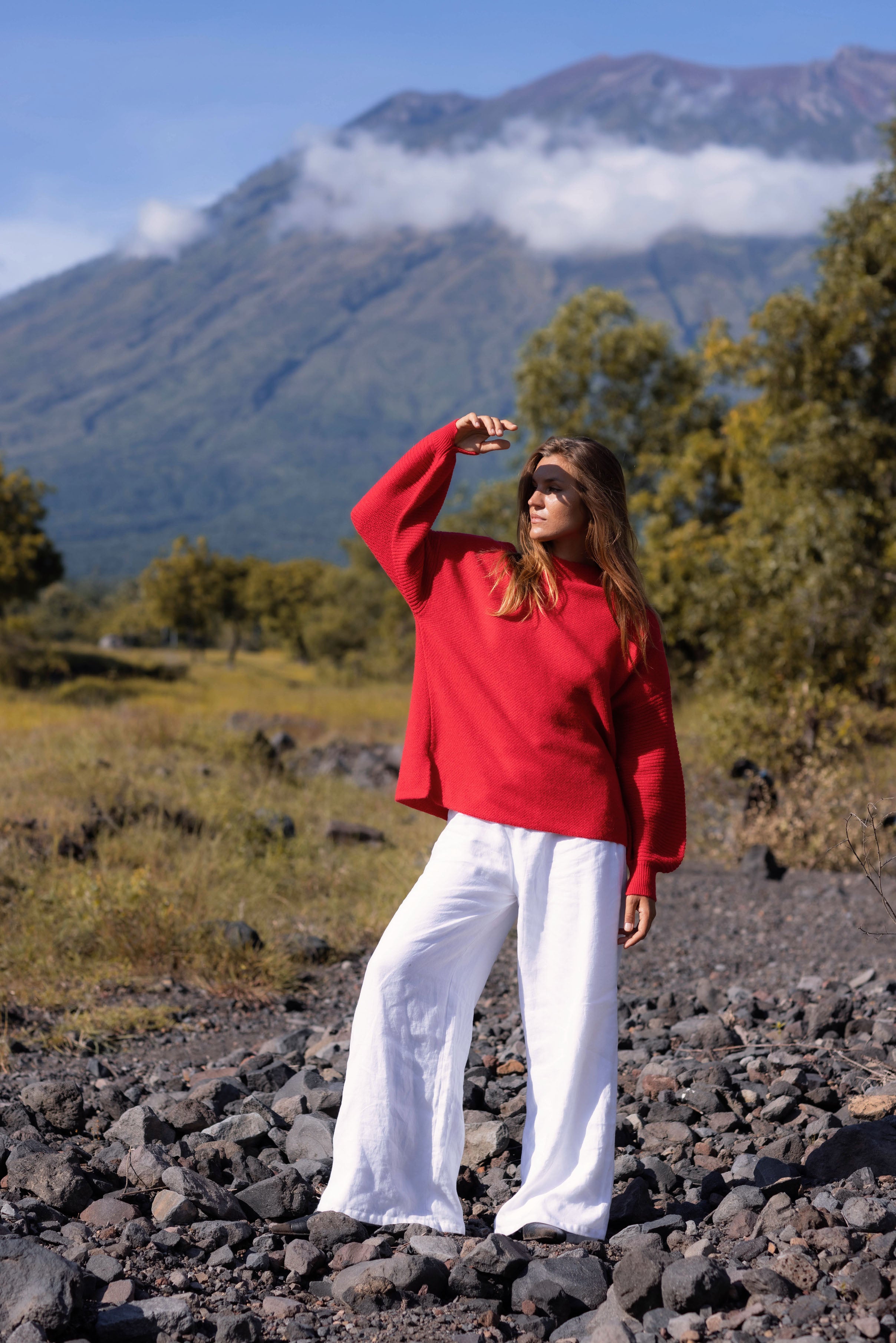 Goodbye Kiss Sweater - Red
