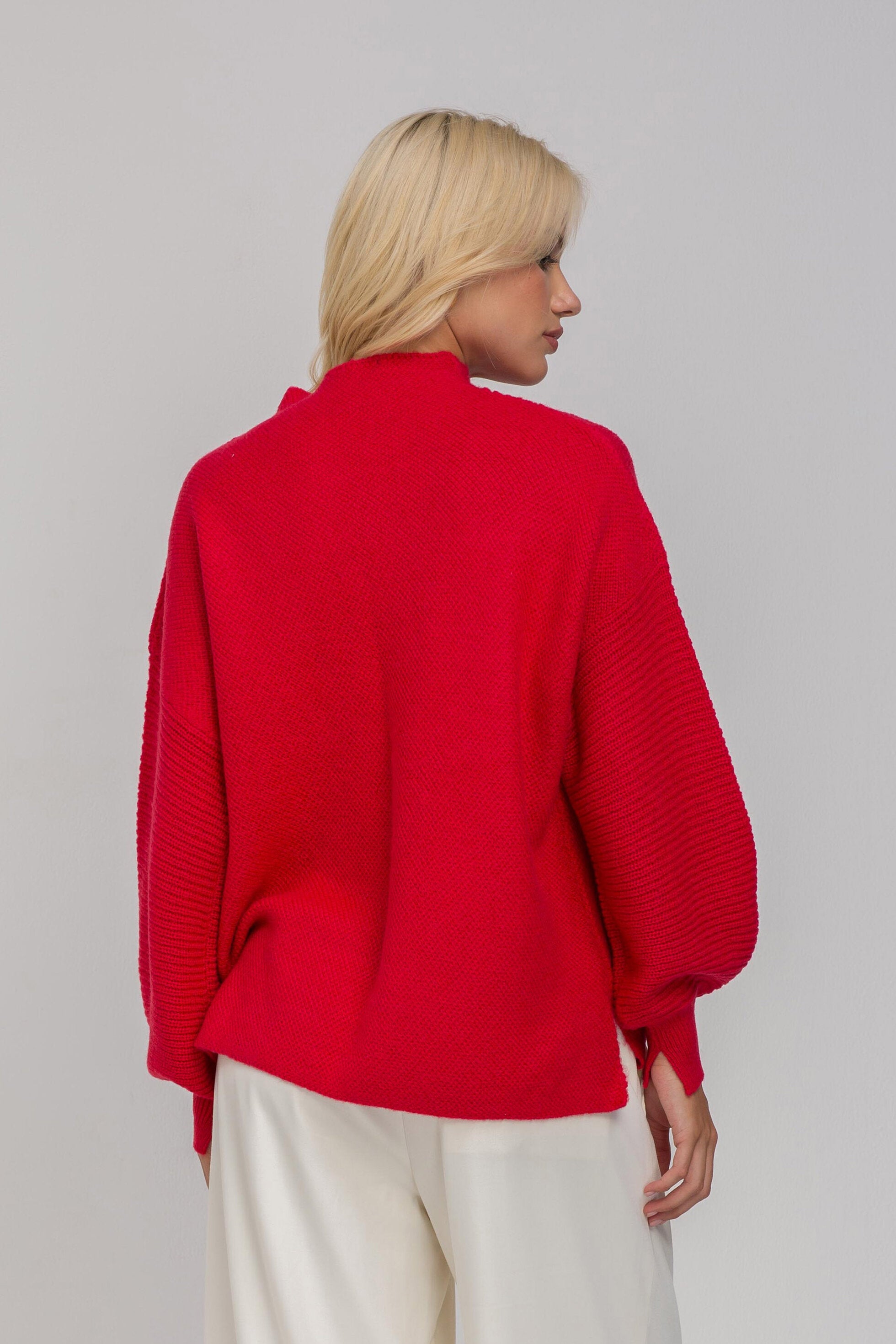 Goodbye Kiss Sweater - Red