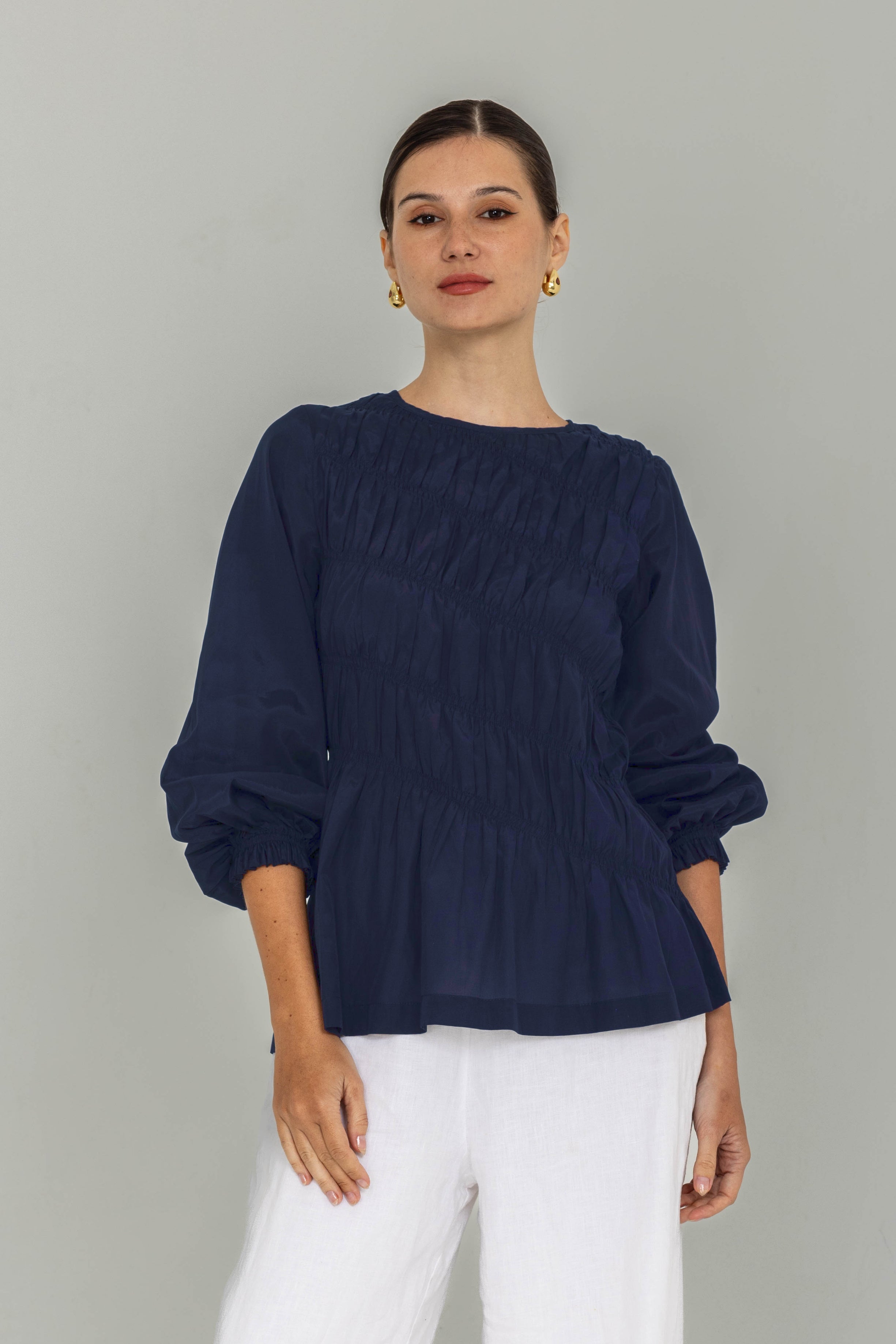 Grow With Me Top - Navy