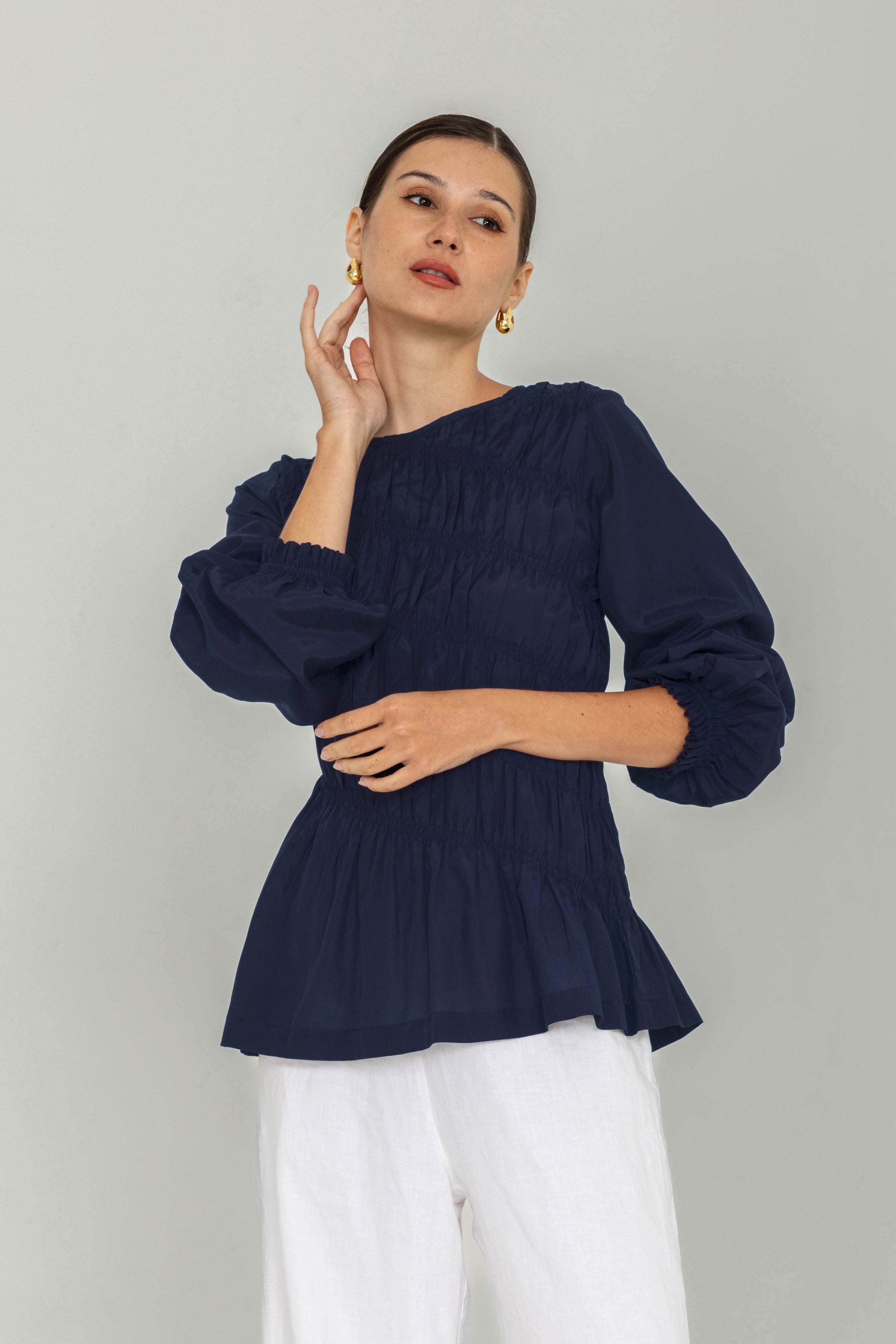 Grow With Me Top - Navy