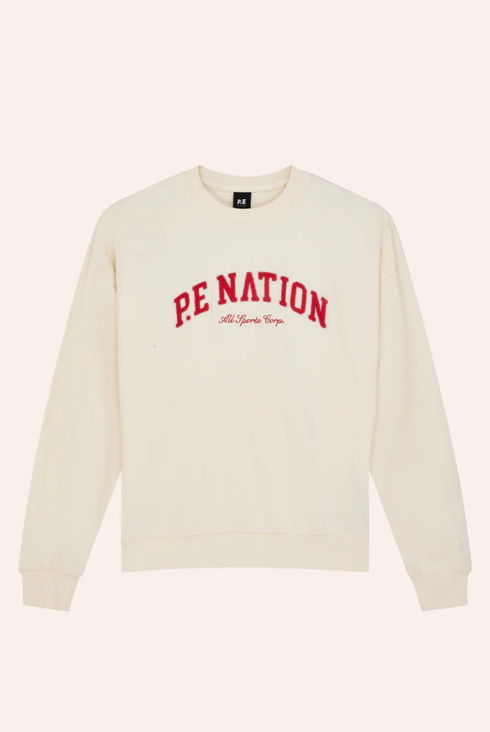 P.E Nation - Heritage Sweat - Whisper White