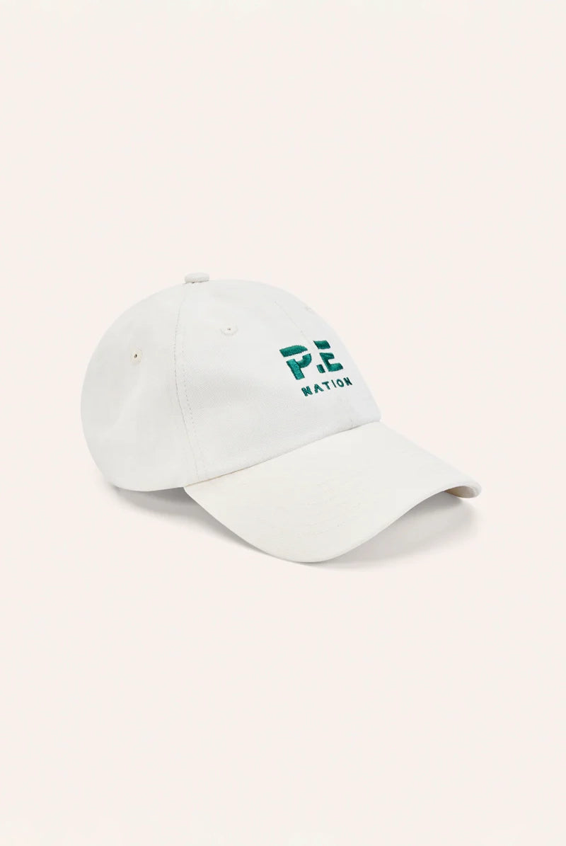P.E Nation - Heads Up Cap - Winter White/College Green