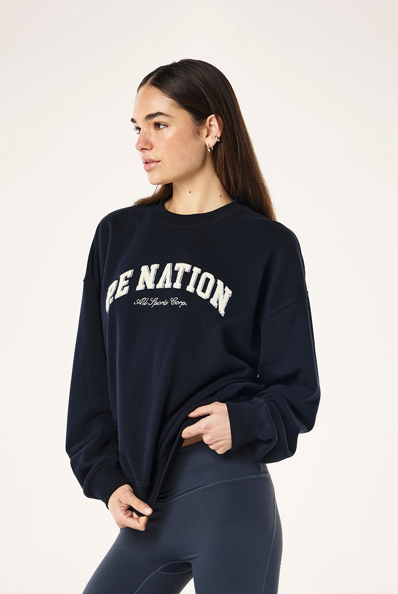 P.E Nation - Heritage Sweat - Dark Sapphire