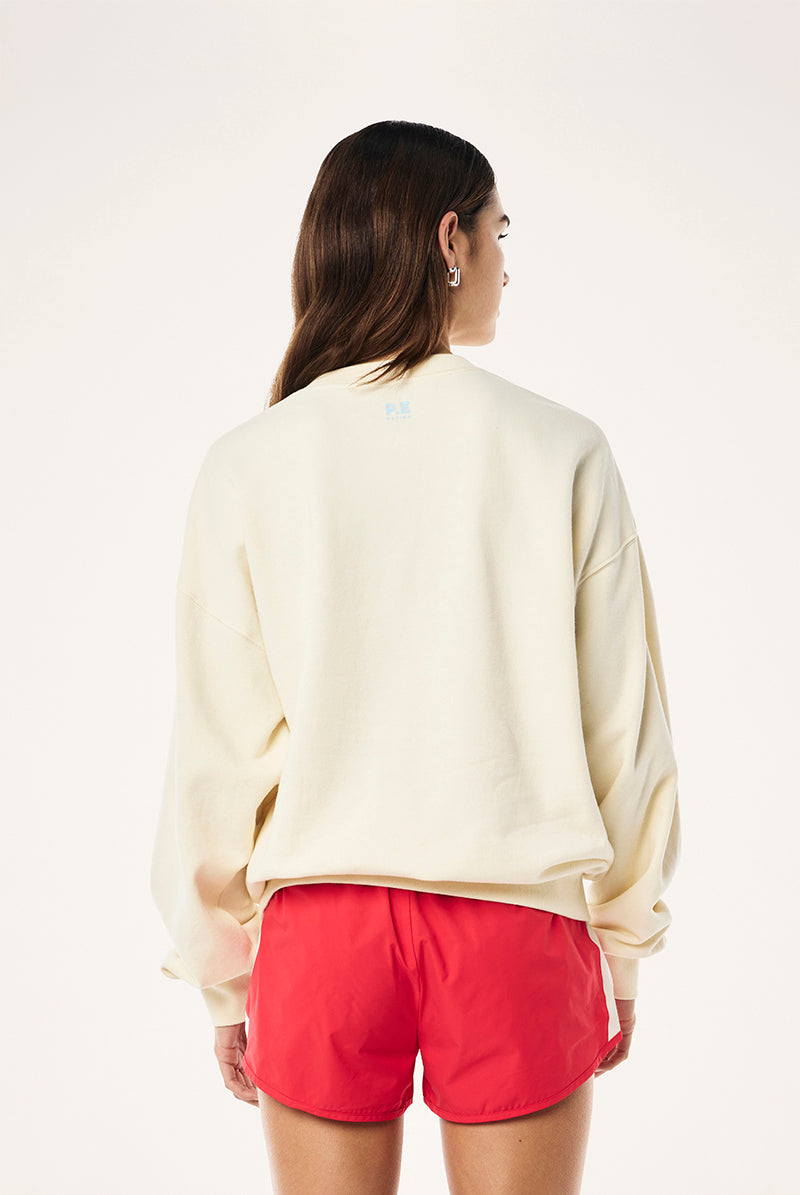 P.E Nation - Heritage Sweat - Whisper White