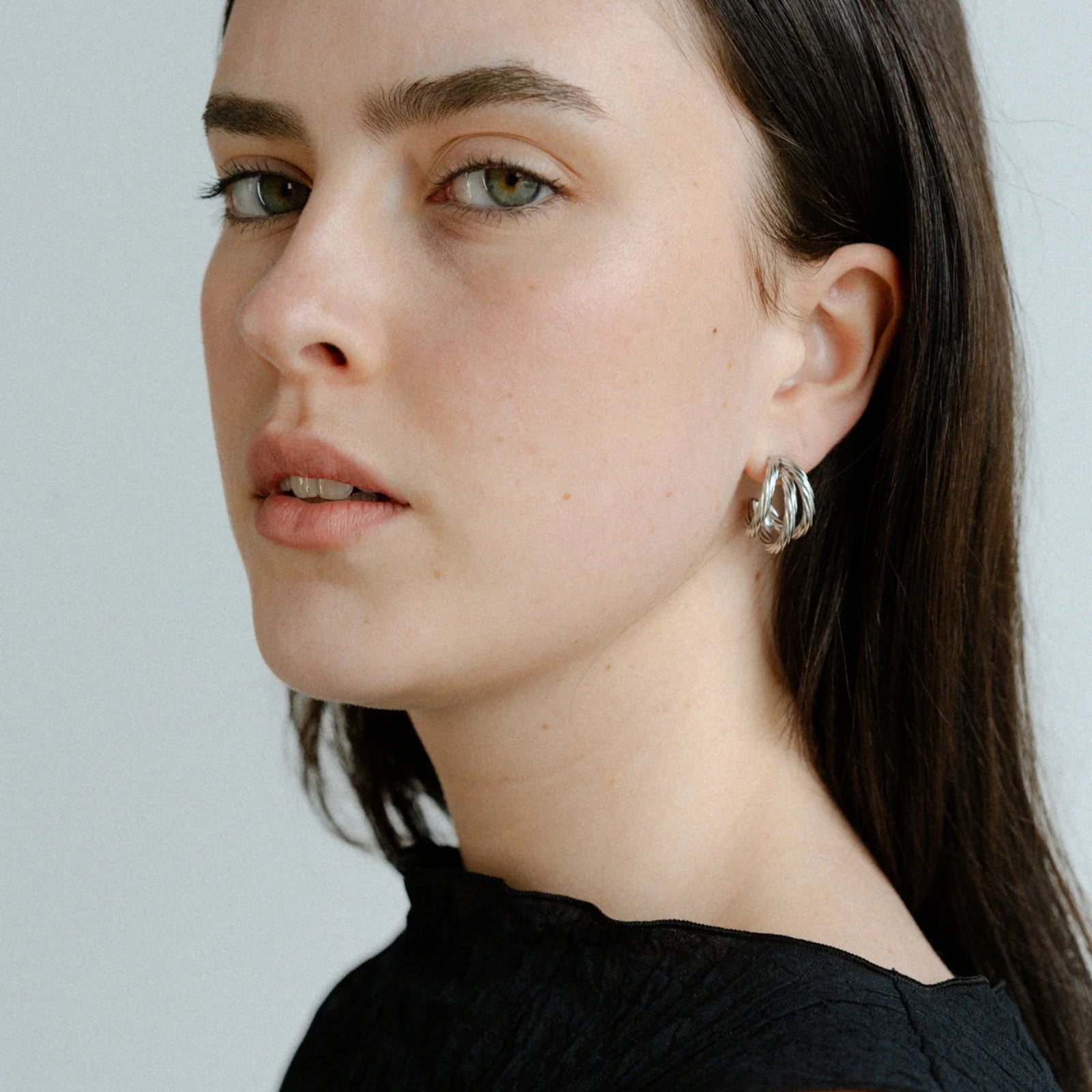 Castel & Co - Hadley Earrings Large - Silver