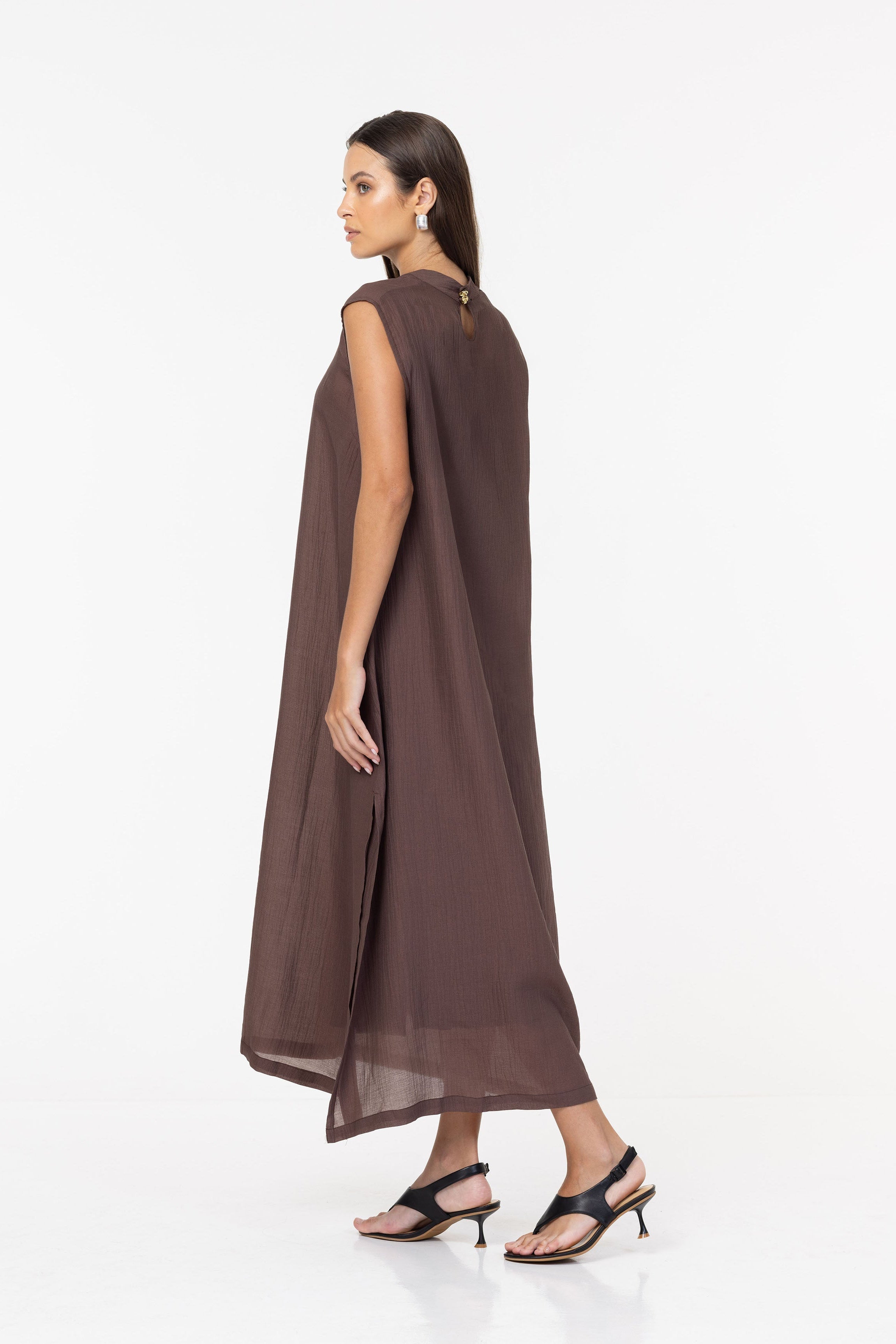 PRE-ORDER Happier Together Dress - Chocolate