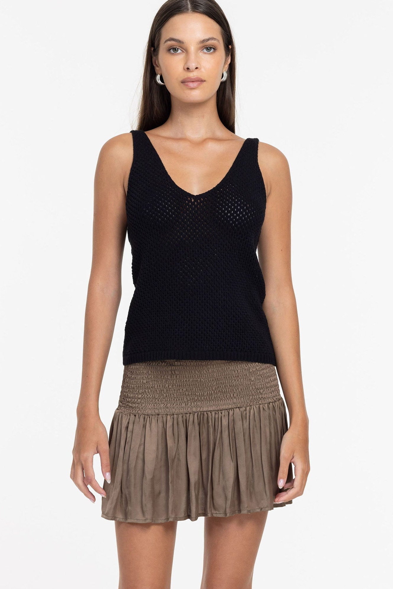 Miami Mini Skirt - Light Army