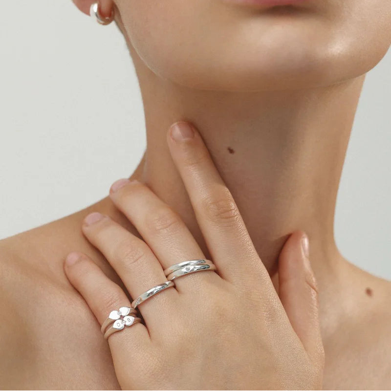 Saint Valentine - True Love Ring - Silver - Size 9