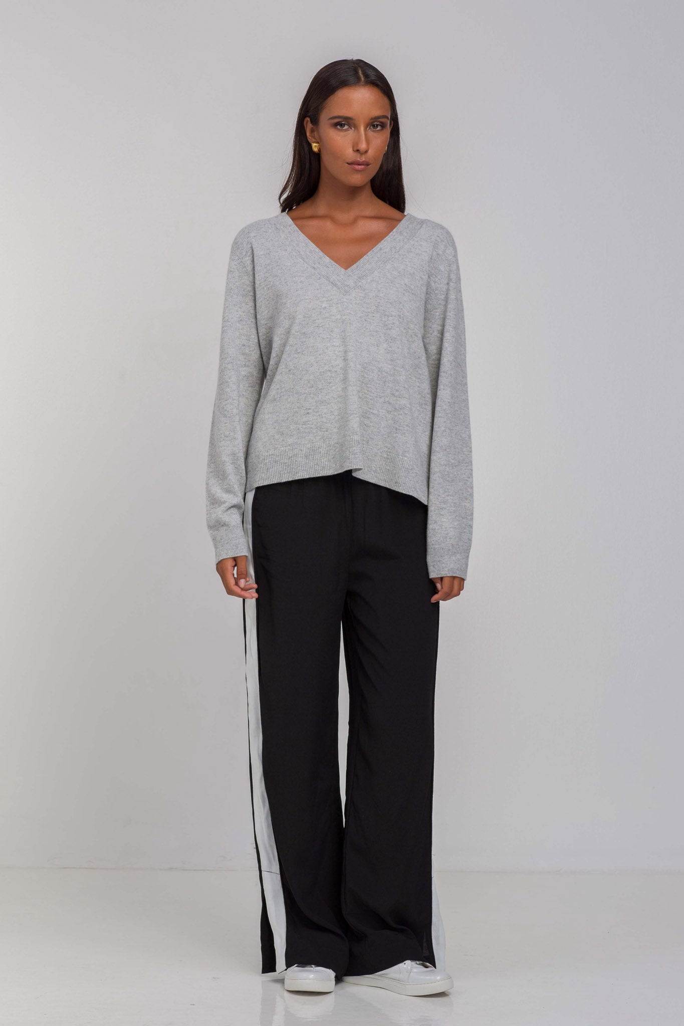 Diego Pant - Black with White Contrast