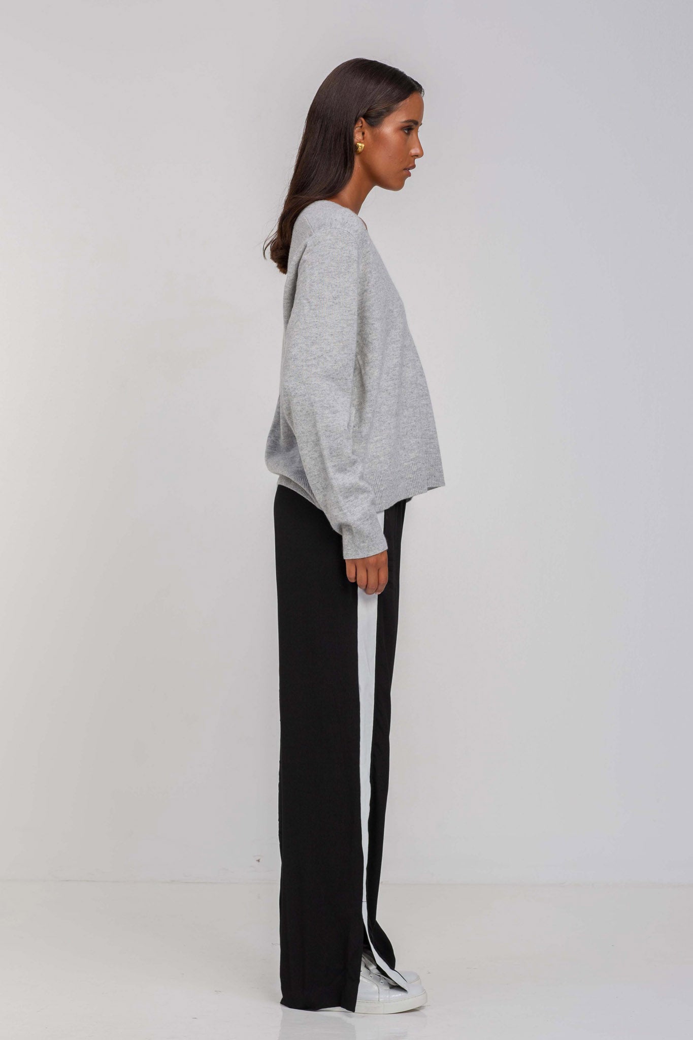 Diego Pant - Black with White Contrast