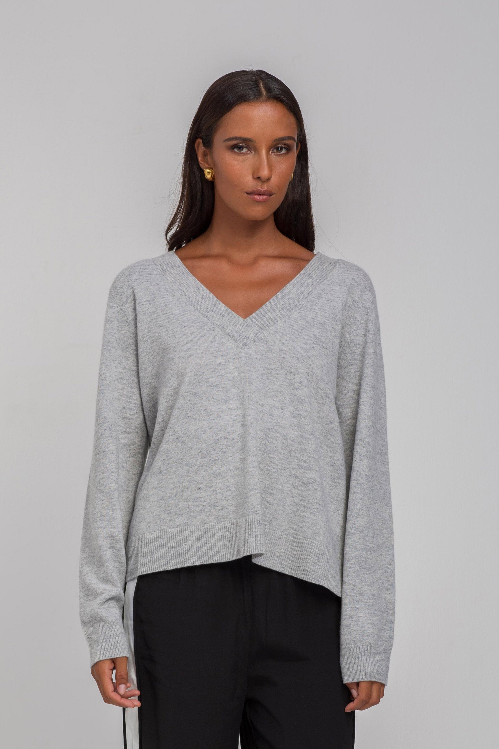 Helios Light Jumper - Light Grey Marle