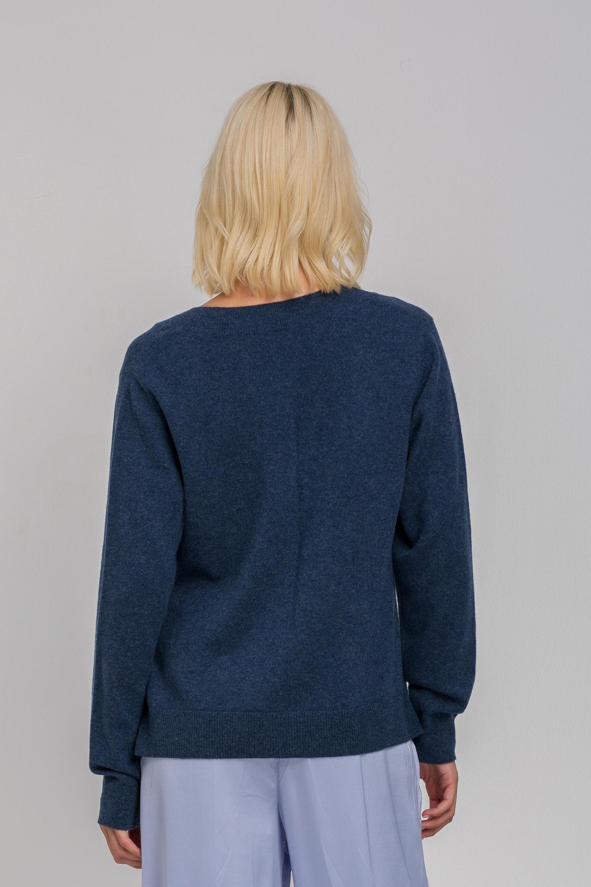 Helios Light Jumper - Denim Blue Marle