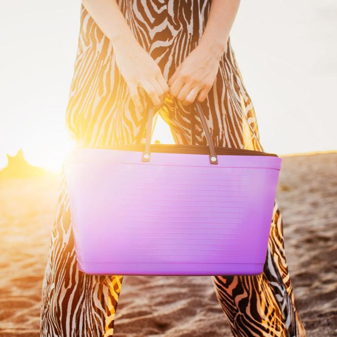 Hinza - Green Plastic Bag - Lilac