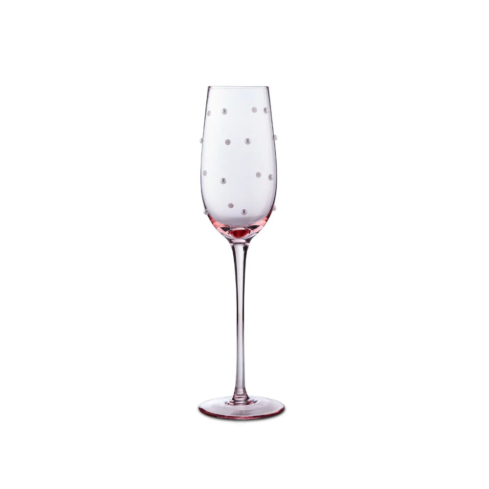 Home Lab - The Perfect Pearl Champagne Flute - Set of 4 Blush
