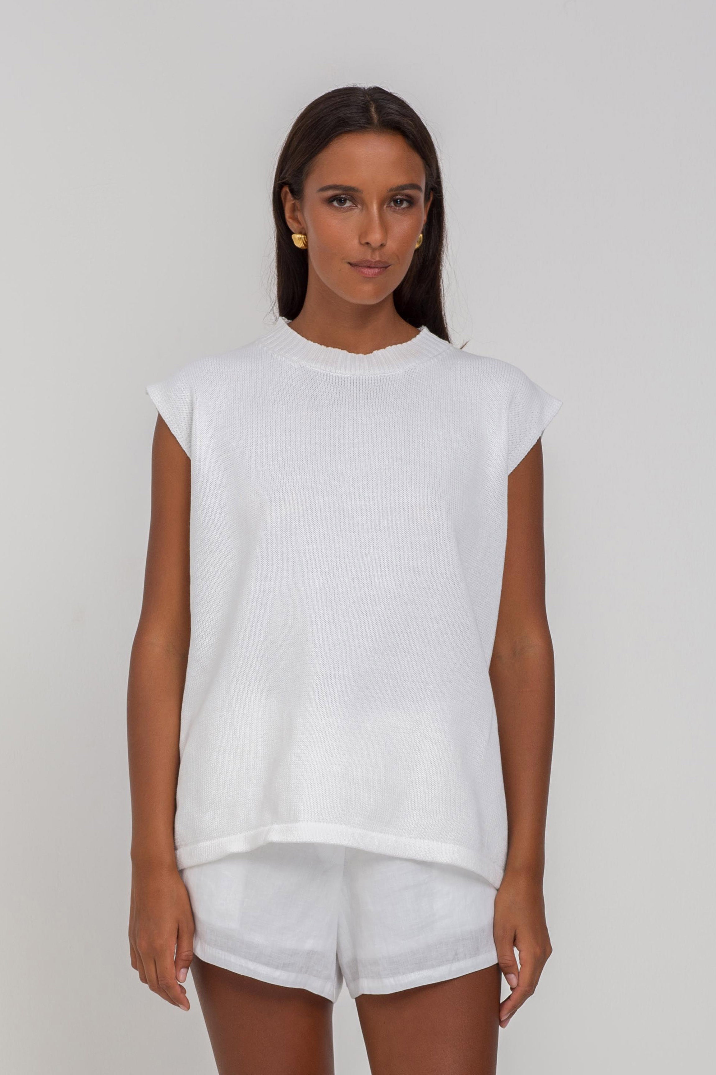 Honey Pie Tank - White
