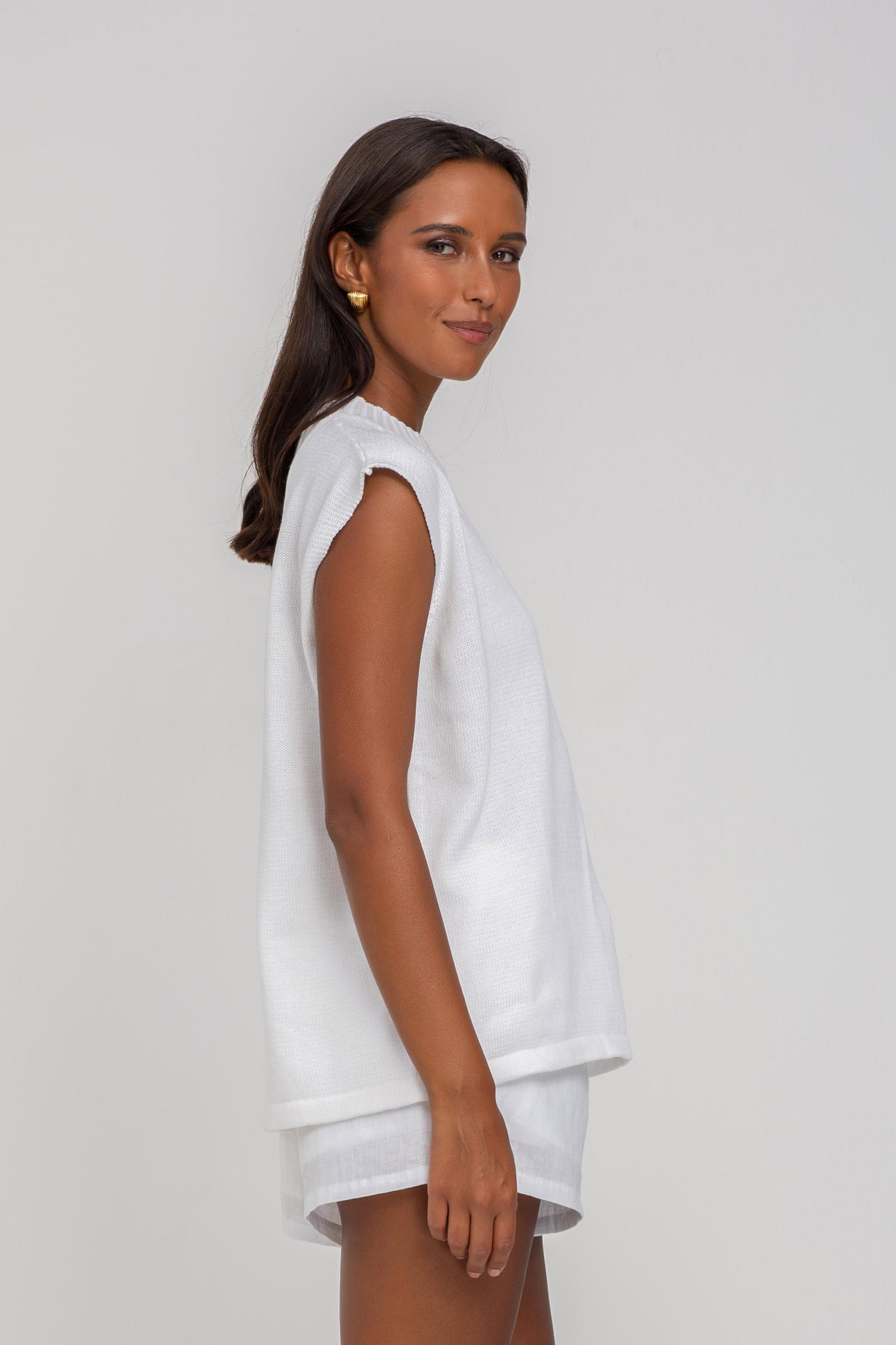 Honey Pie Tank - White