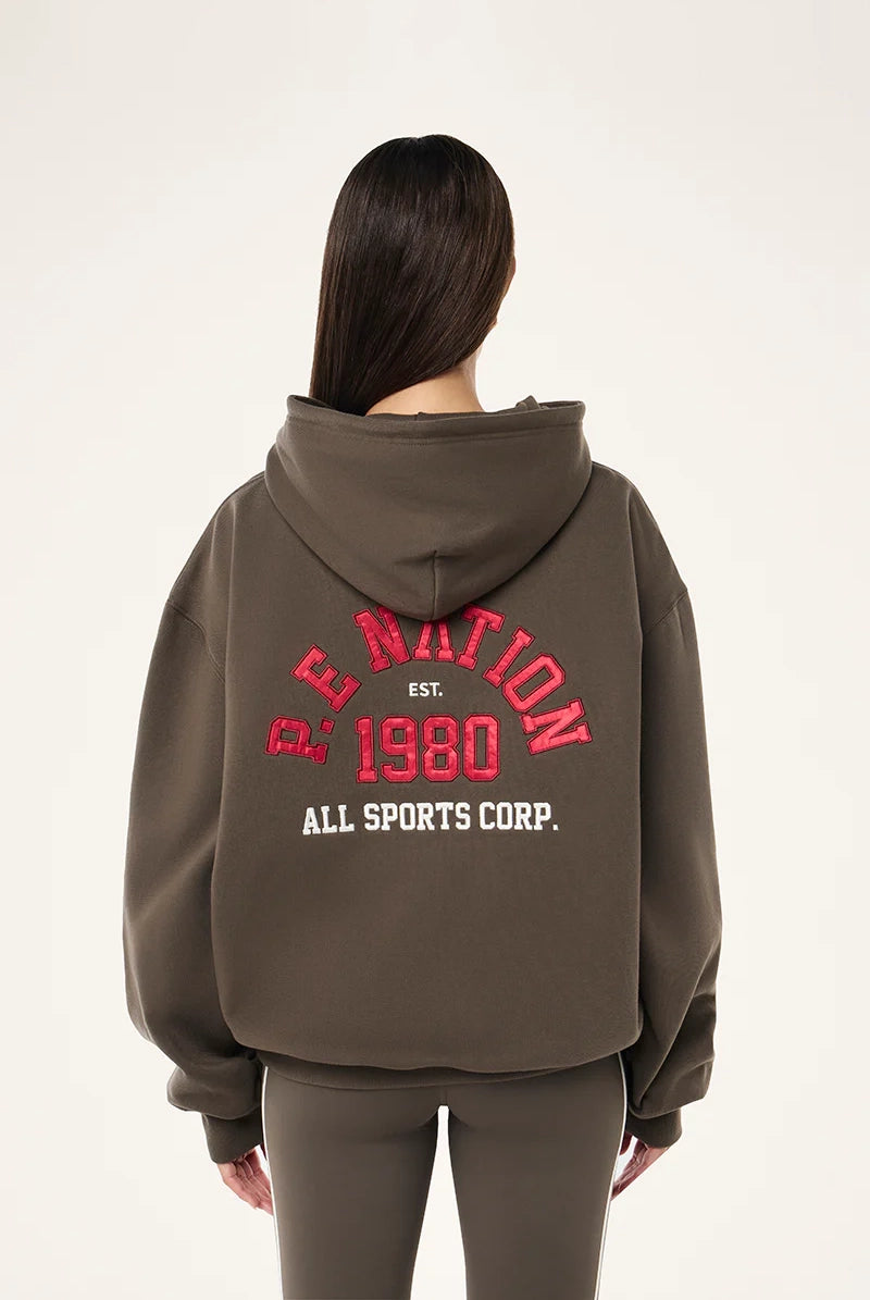 P.E Nation - Inbound Hoodie - Major Brown