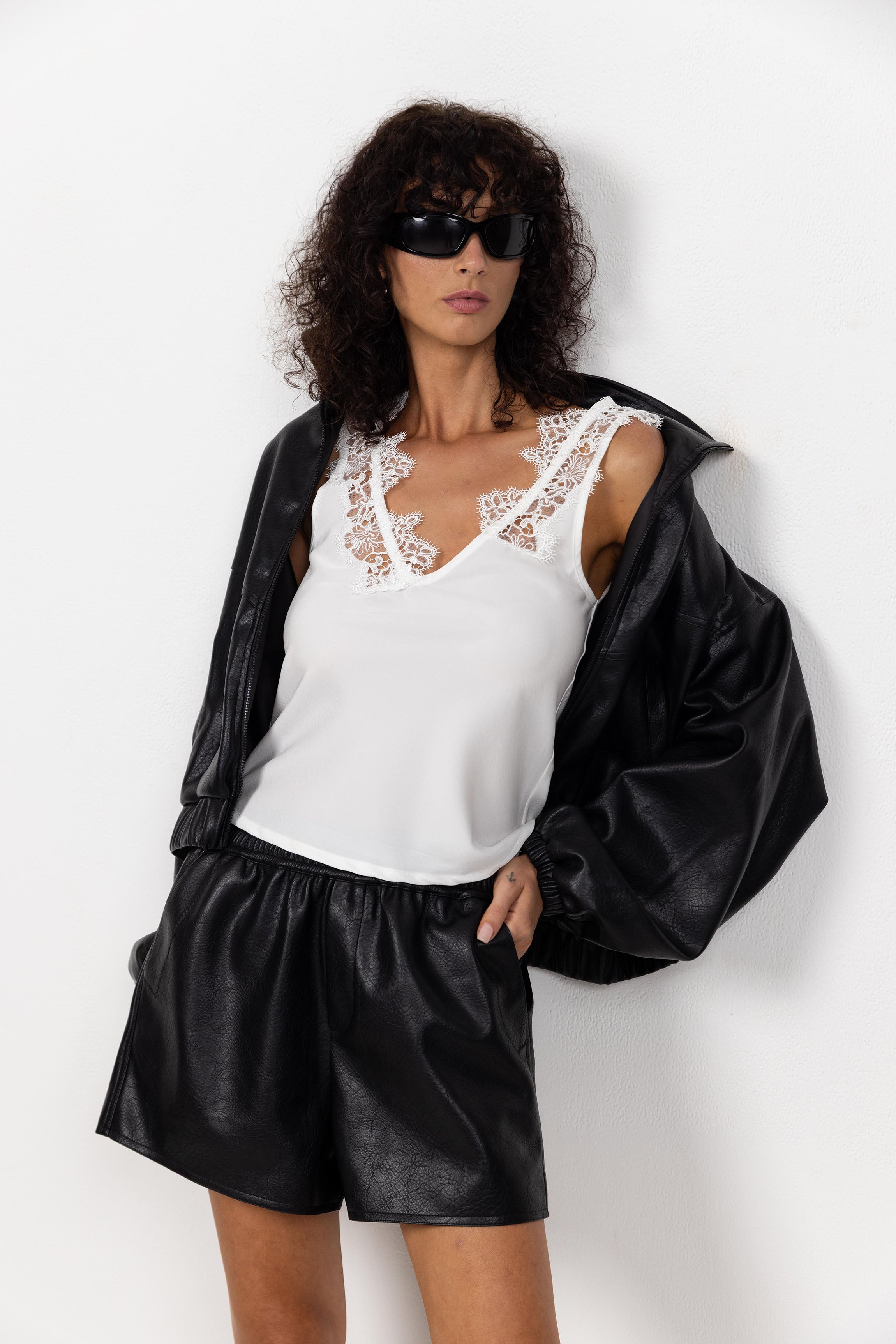Valera Lace Detail Top | Ivory | PRE-ORDER