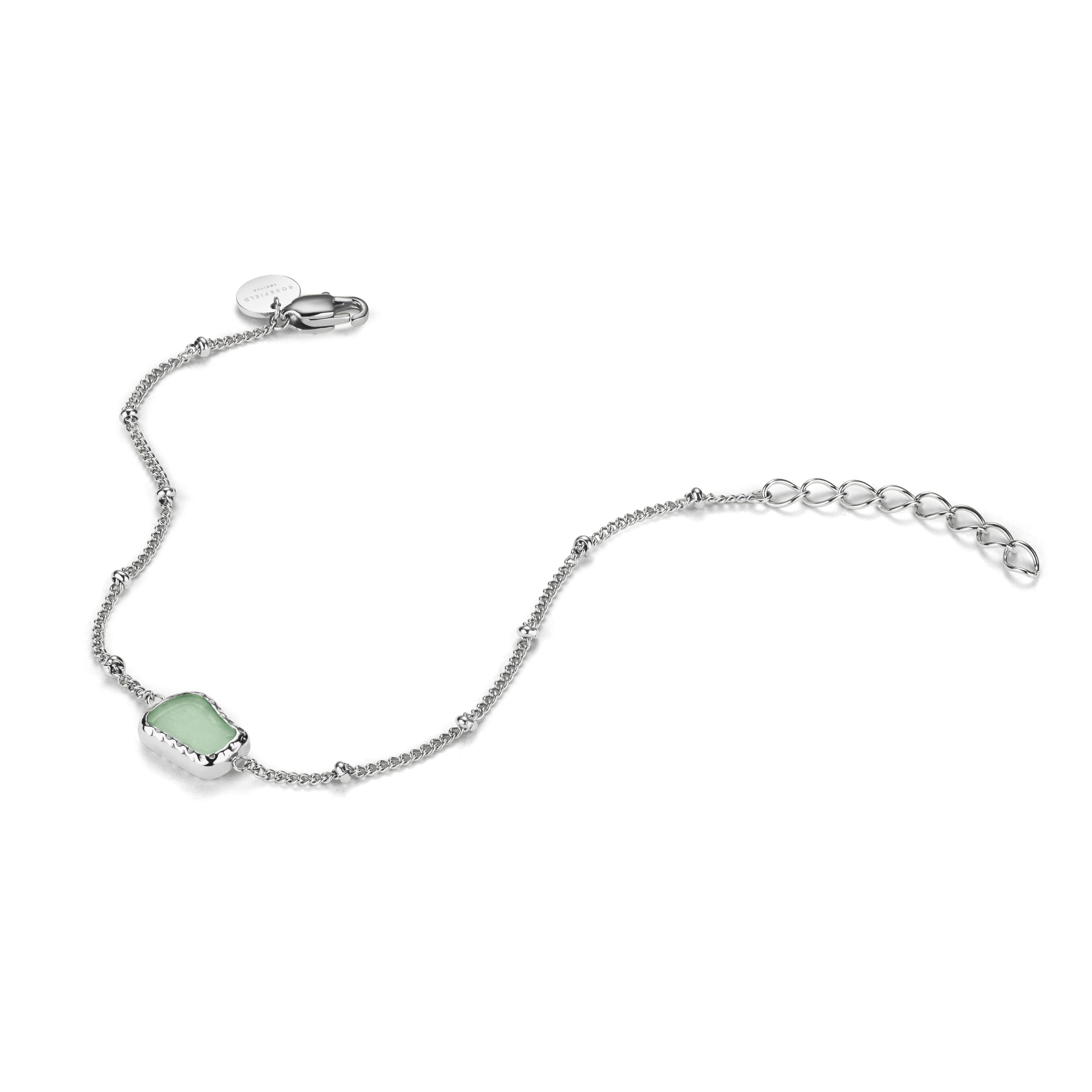 BLAK - Rosefield Gemstone Bracelet - Jade/Silver