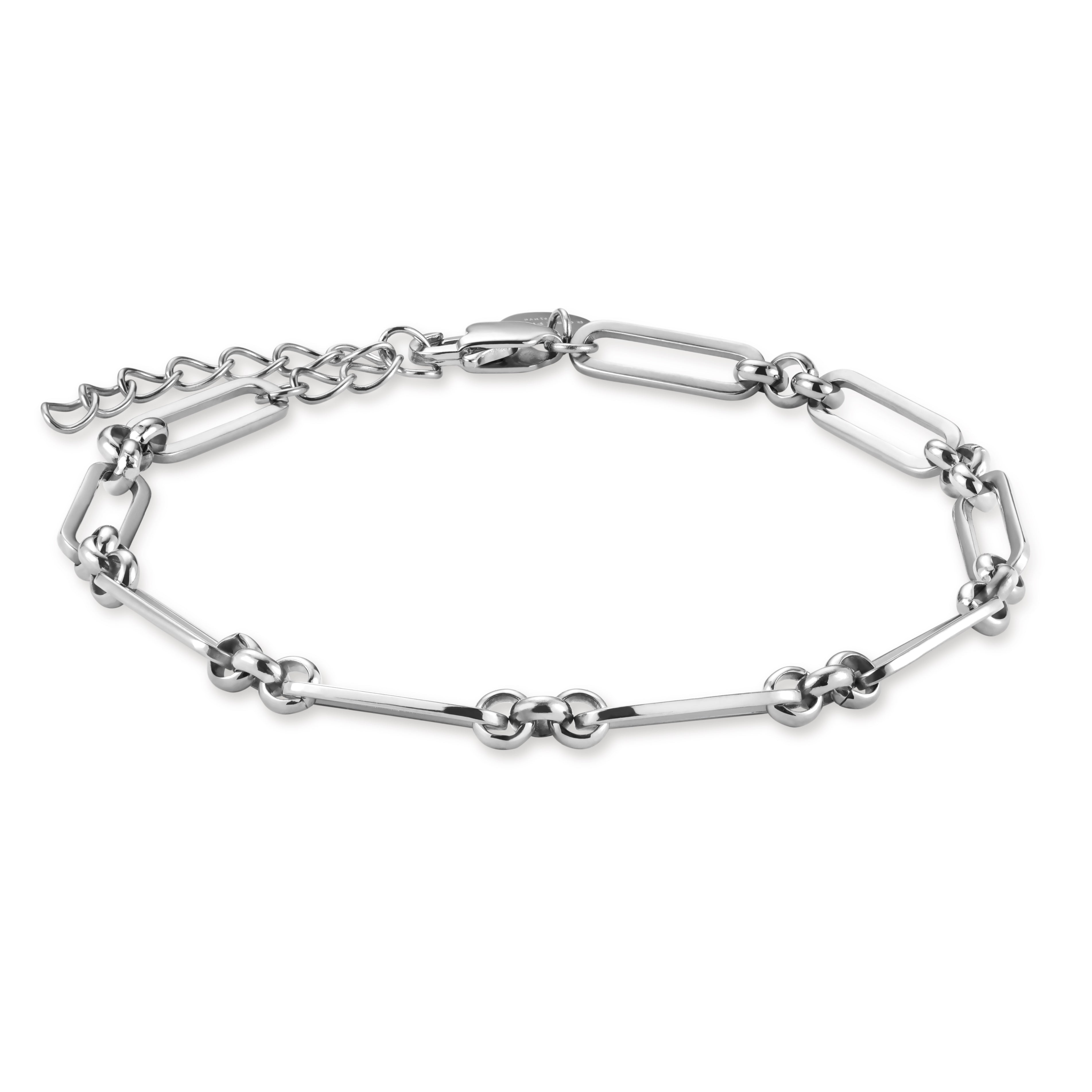 BLAK - Rosefield Chunky Chain Bracelet Silver
