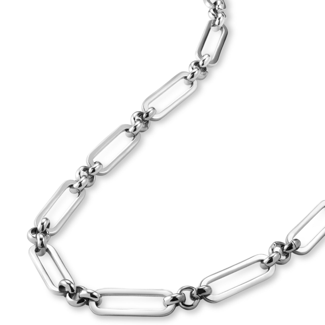BLAK - Rosefield Chunky Chain Bracelet Silver