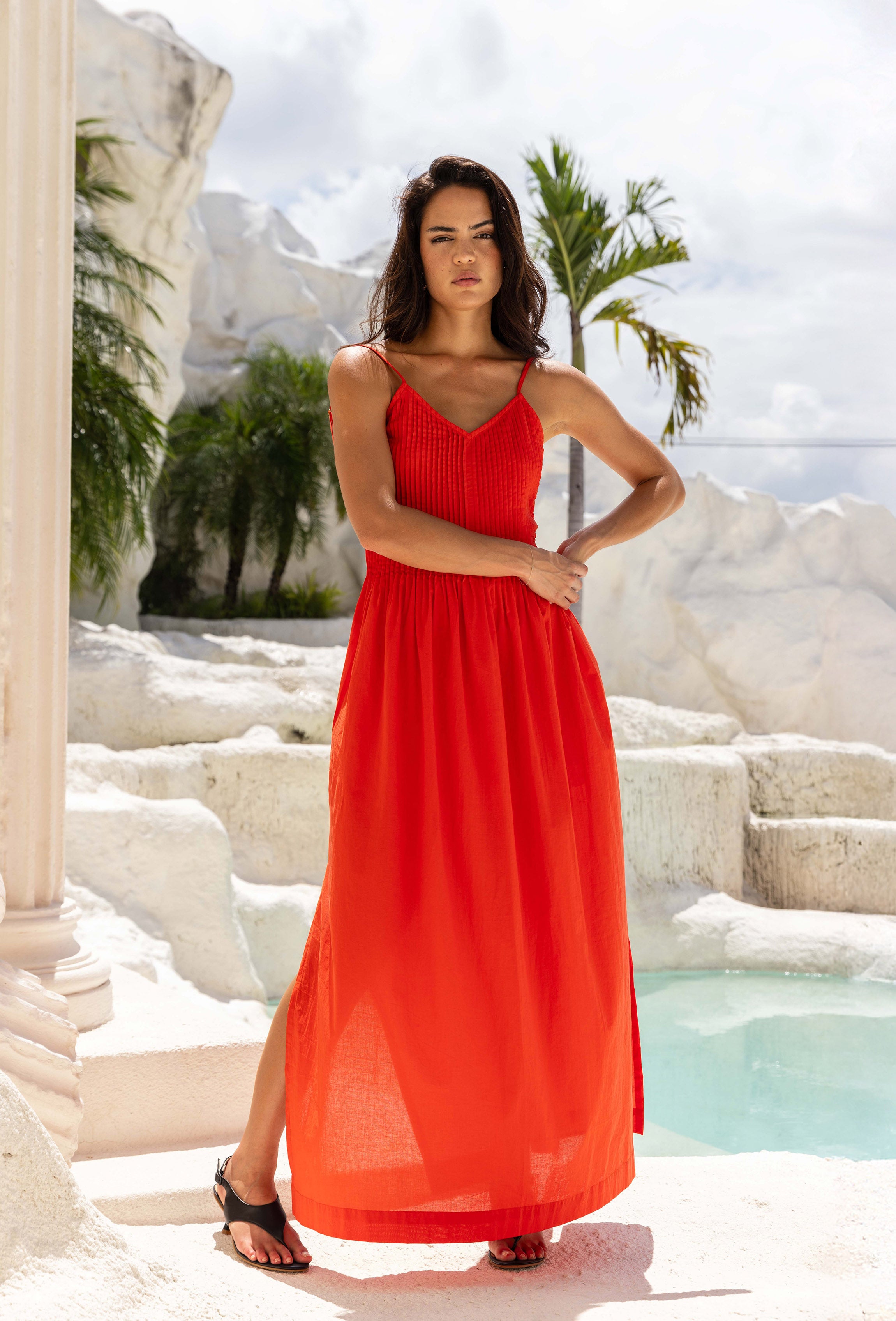 Every Touch Dress - Red