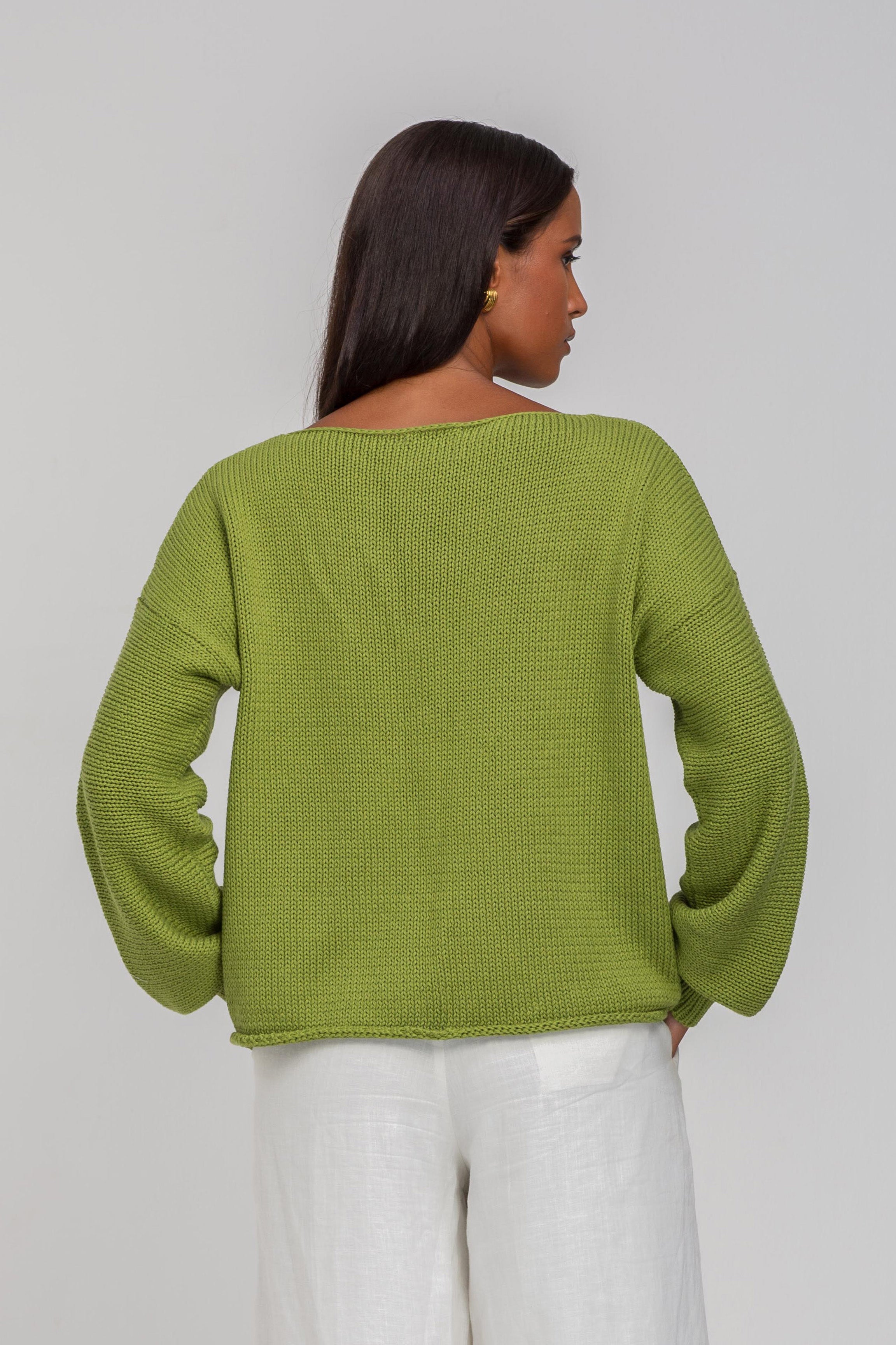Keep Me Close Sweater - Apple
