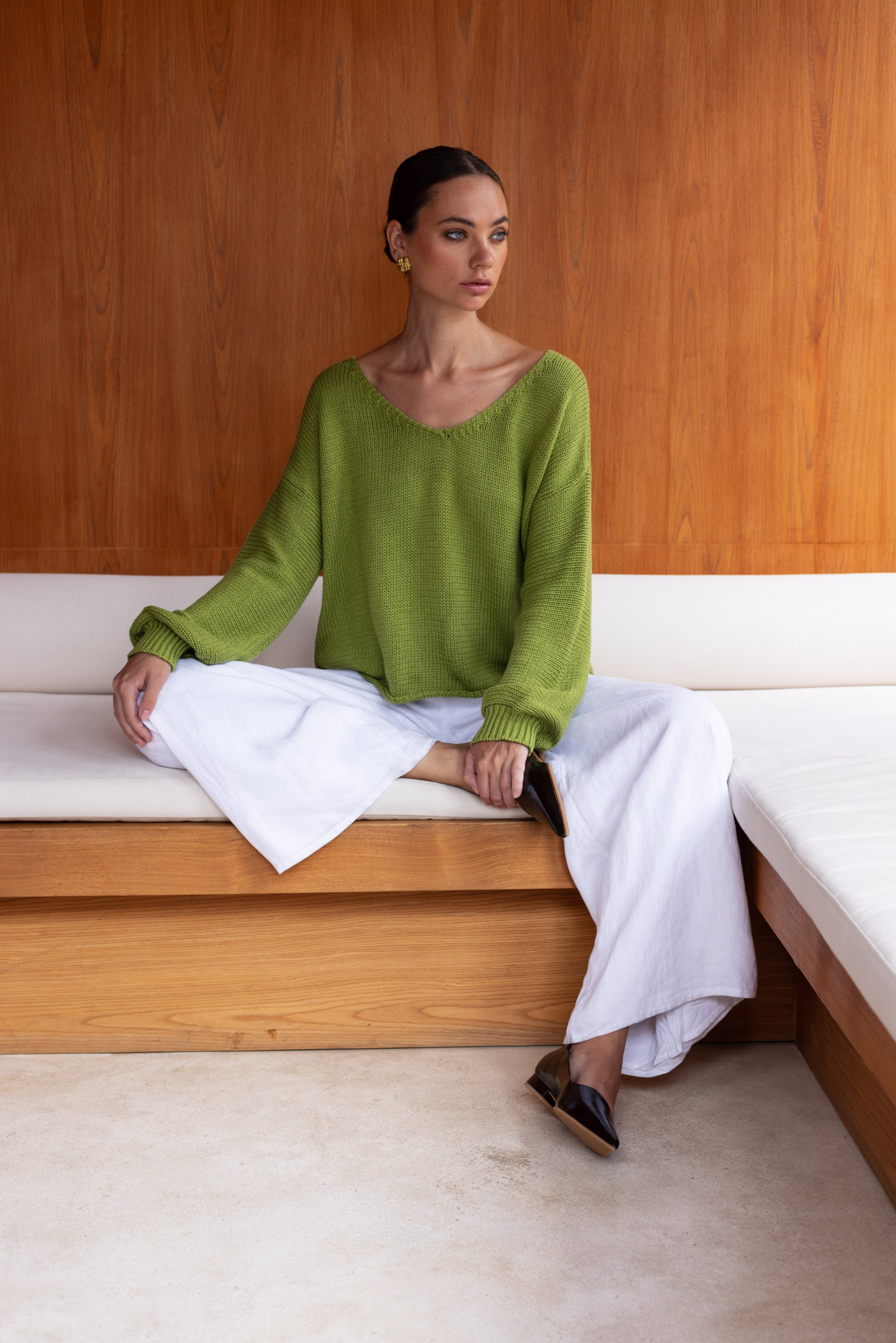 Keep Me Close Sweater - Apple