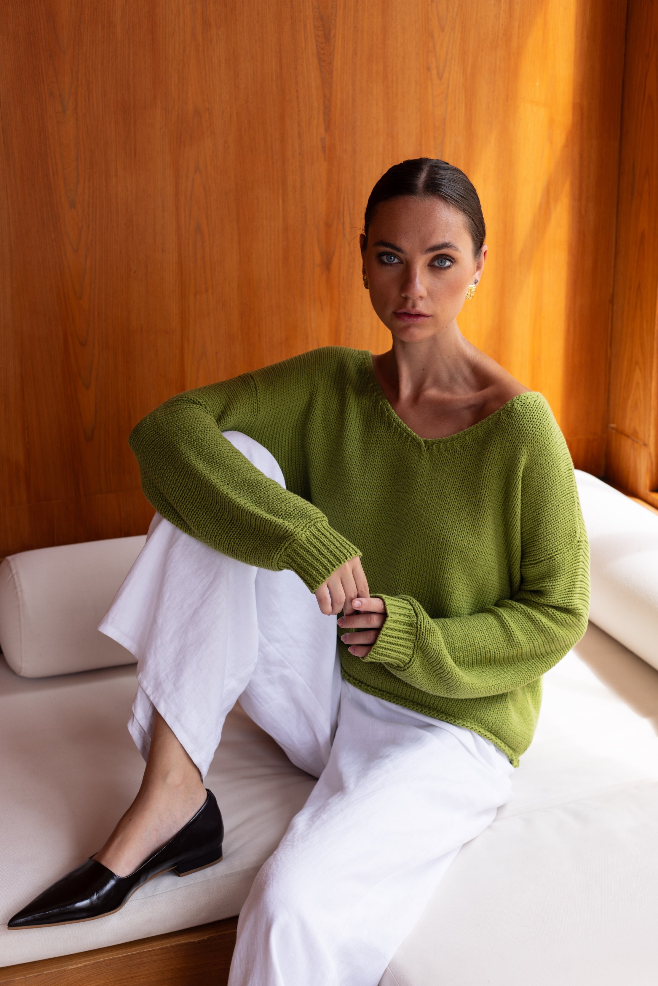 Keep Me Close Sweater - Apple