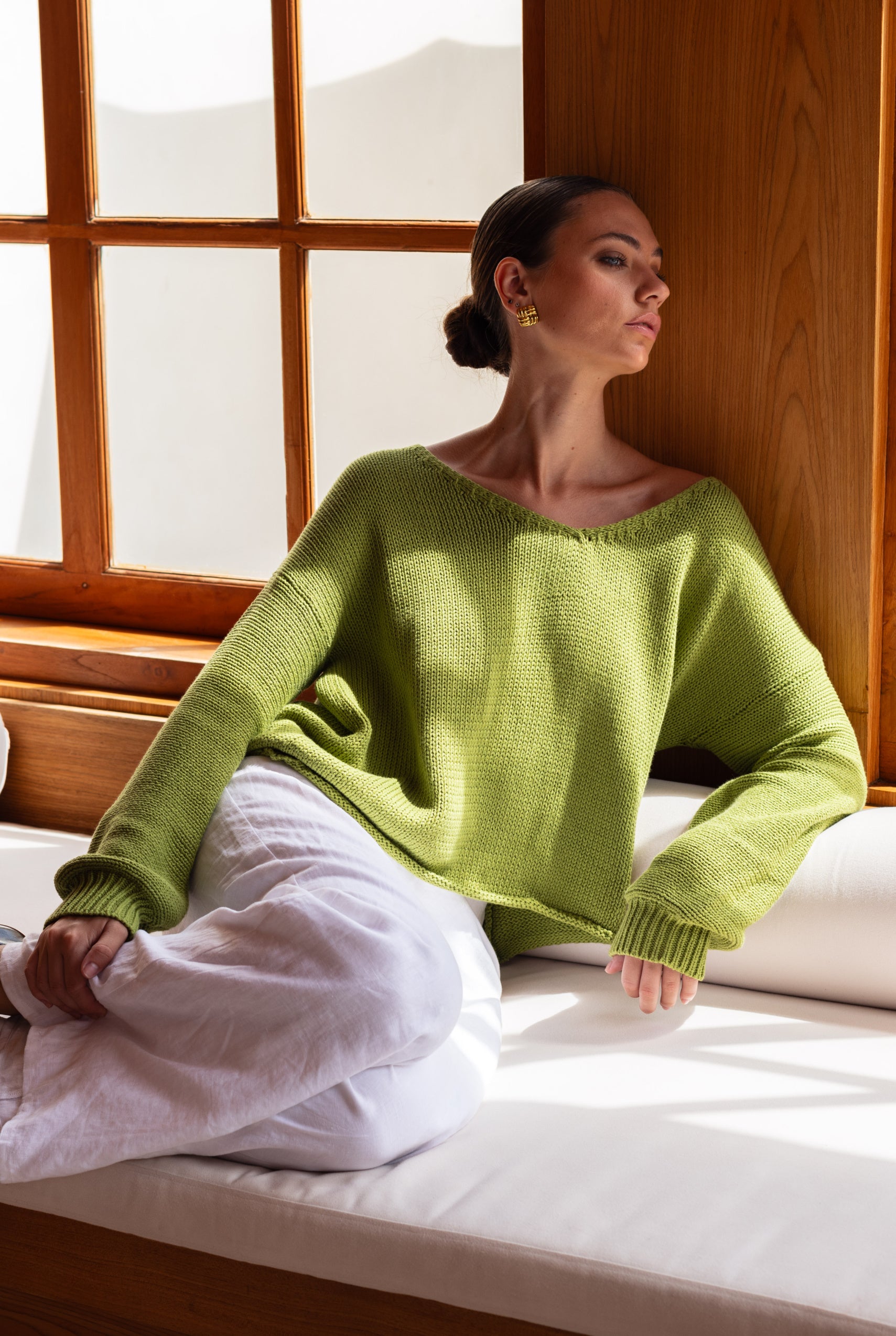 Keep Me Close Sweater - Apple
